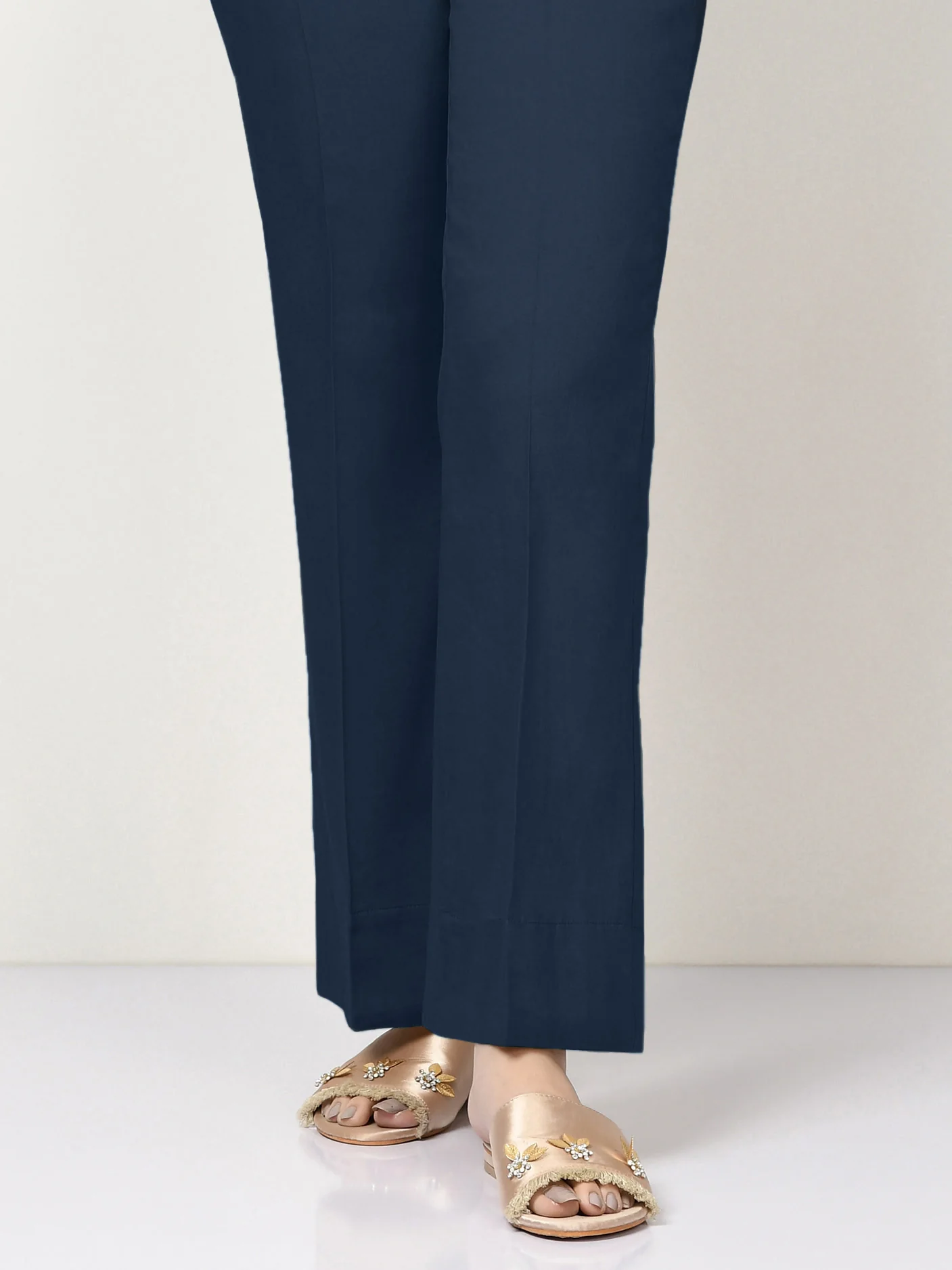 Dyed Satin Trousers - Image 3