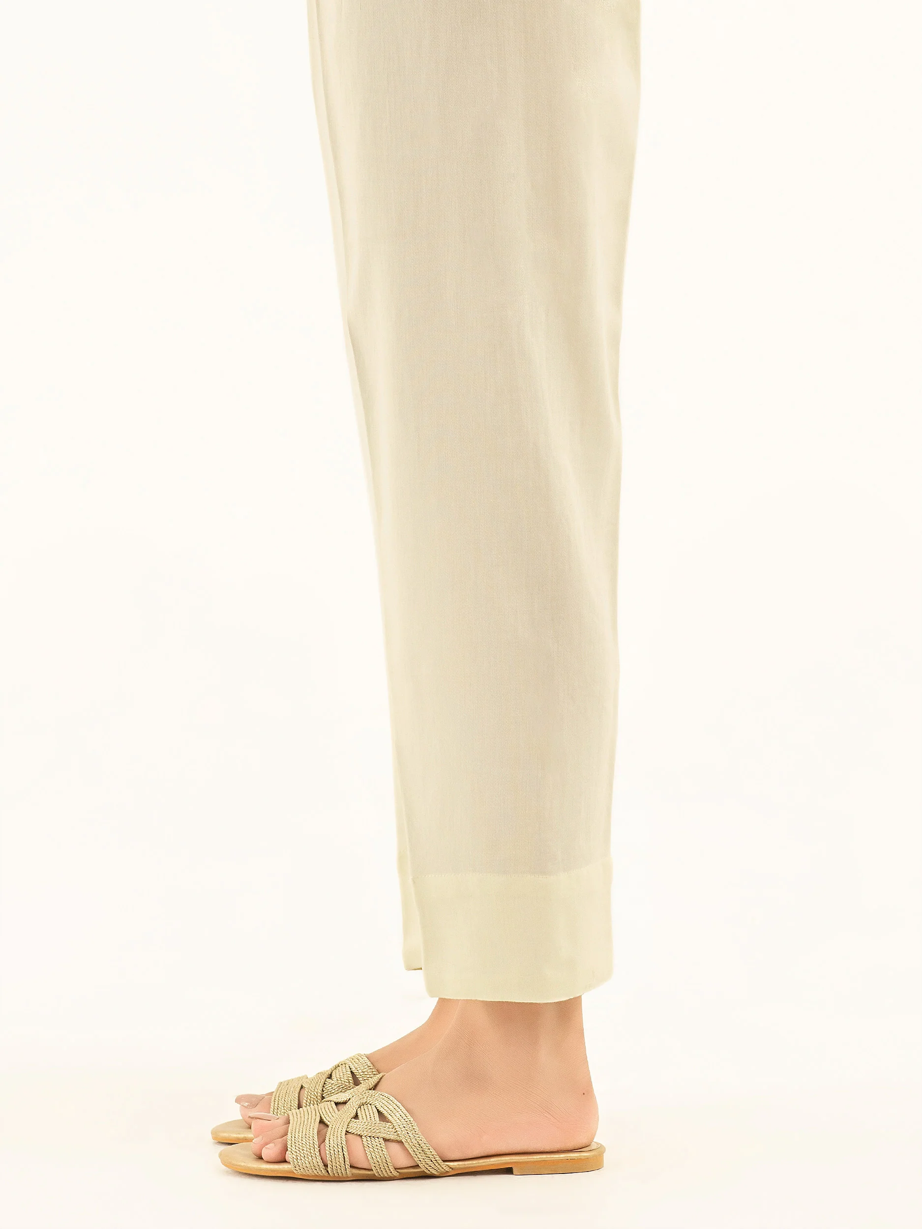 Dyed Satin Trousers - Image 4