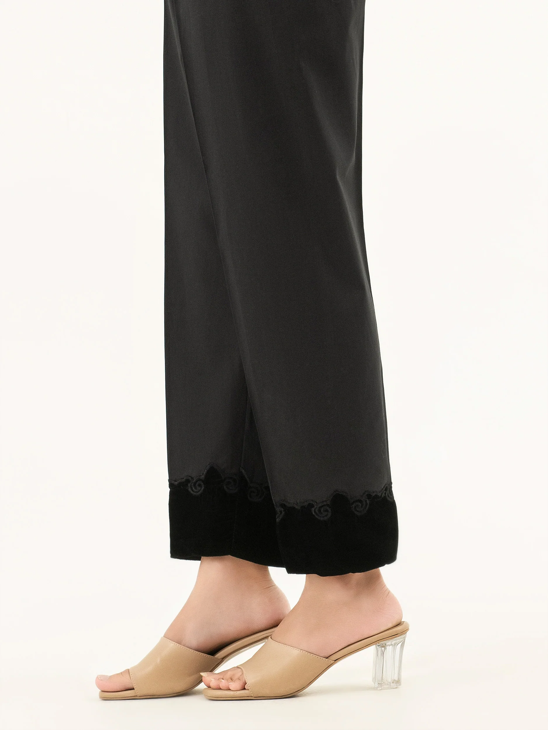 Appliqued Winter Cotton Trousers (Pret) - Image 2