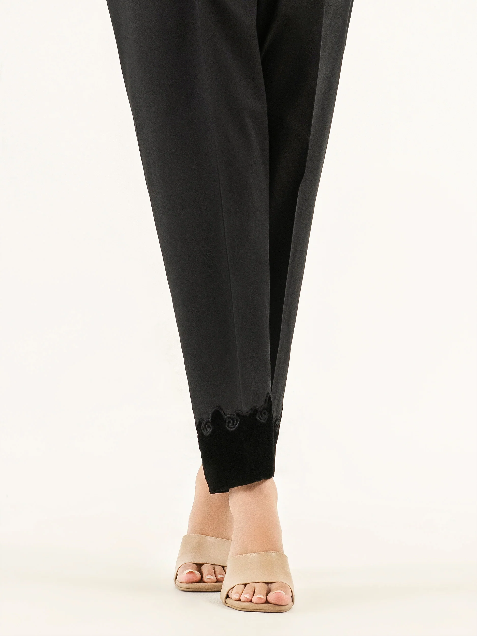 Appliqued Winter Cotton Trousers (Pret) - Image 4