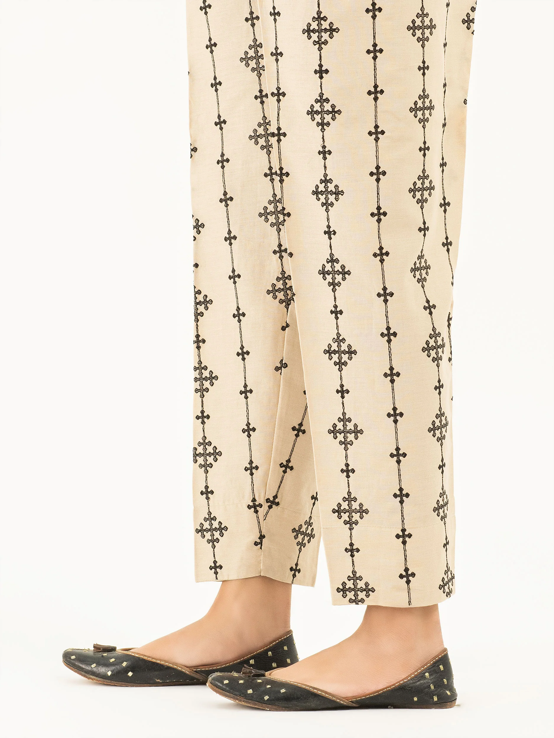 Winter Cotton Trousers-Embroidered (Pret) - Image 3