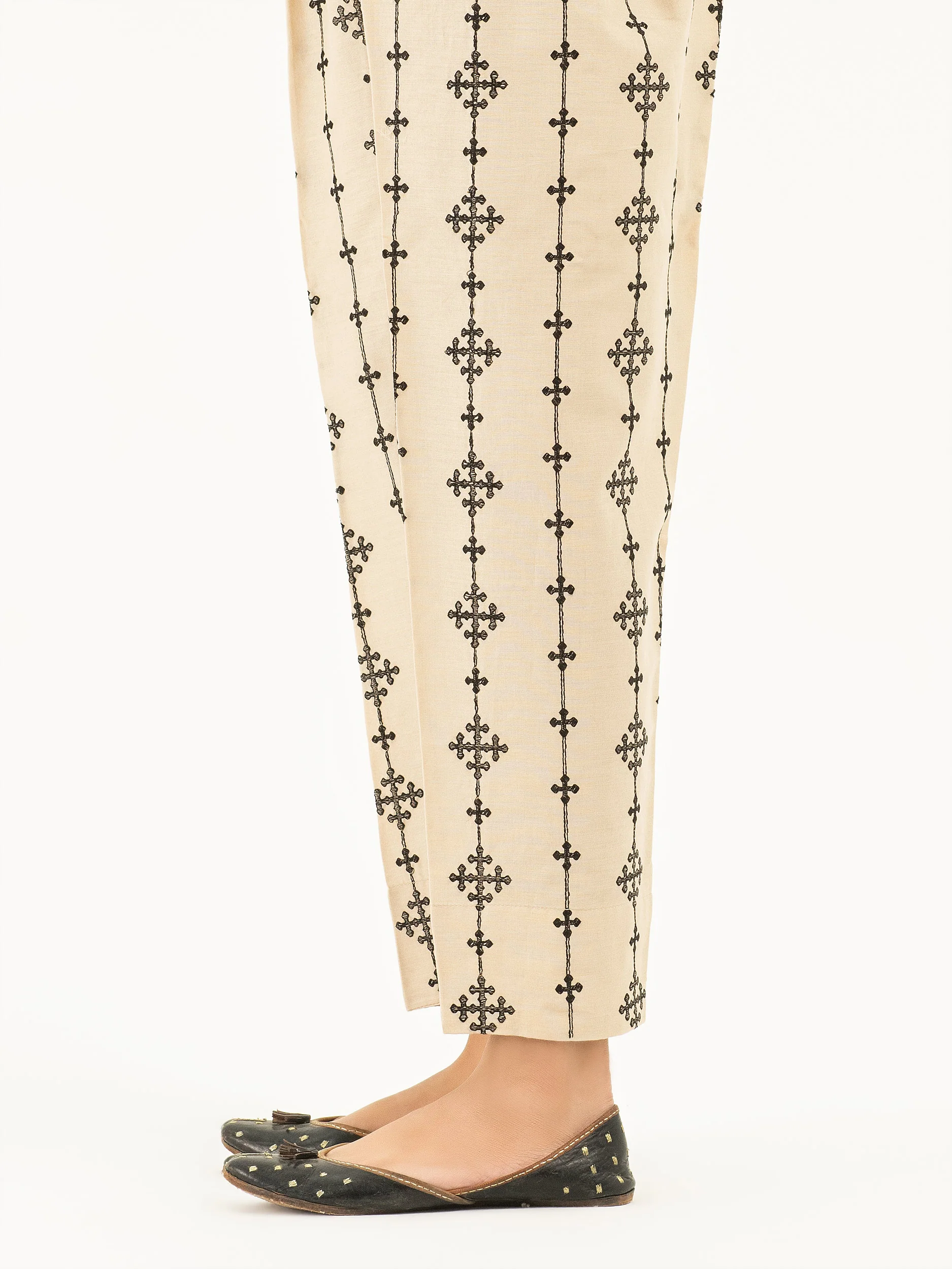 Winter Cotton Trousers-Embroidered (Pret) - Image 4