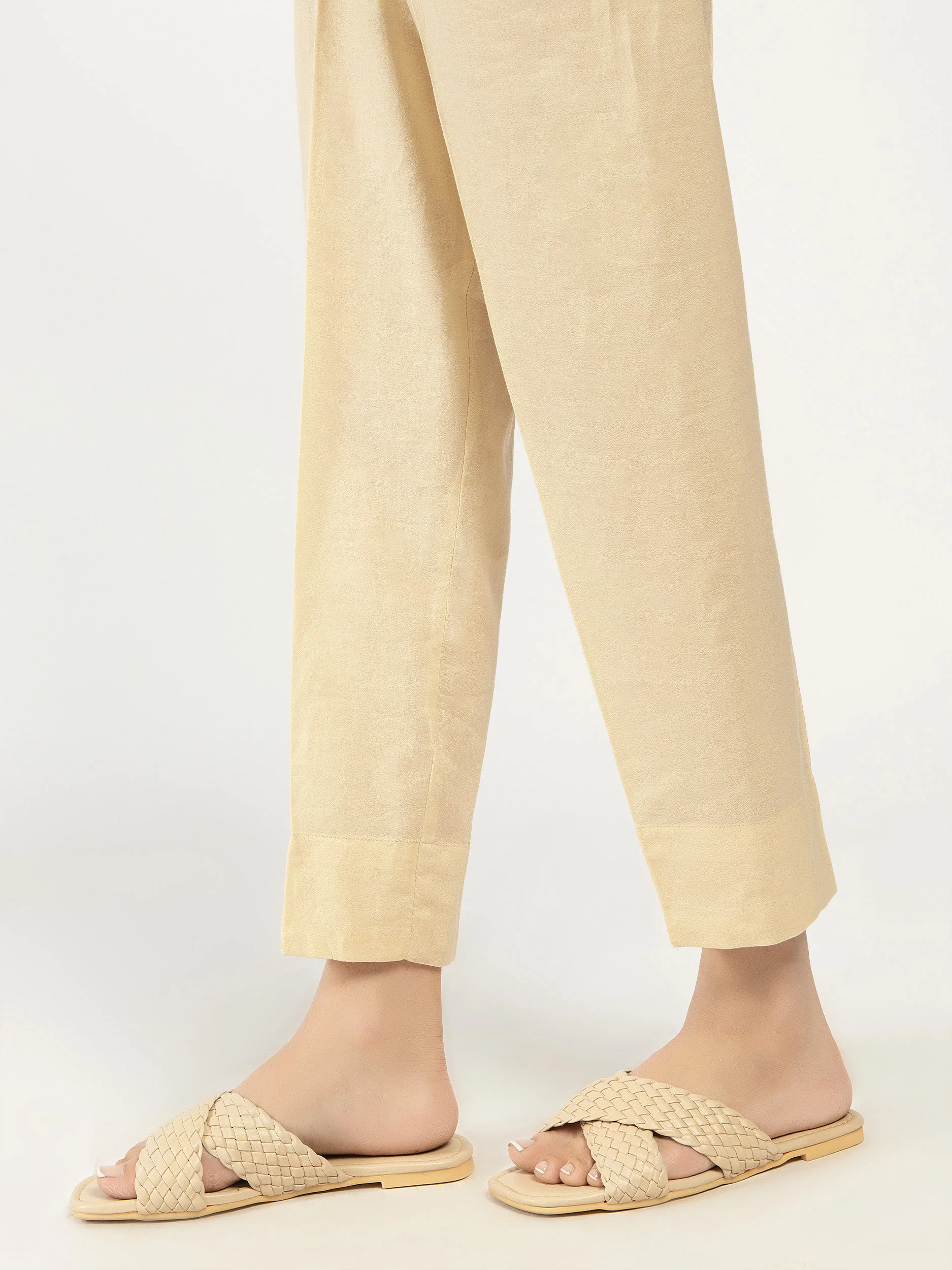 Plain Crape Trousers - Image 3