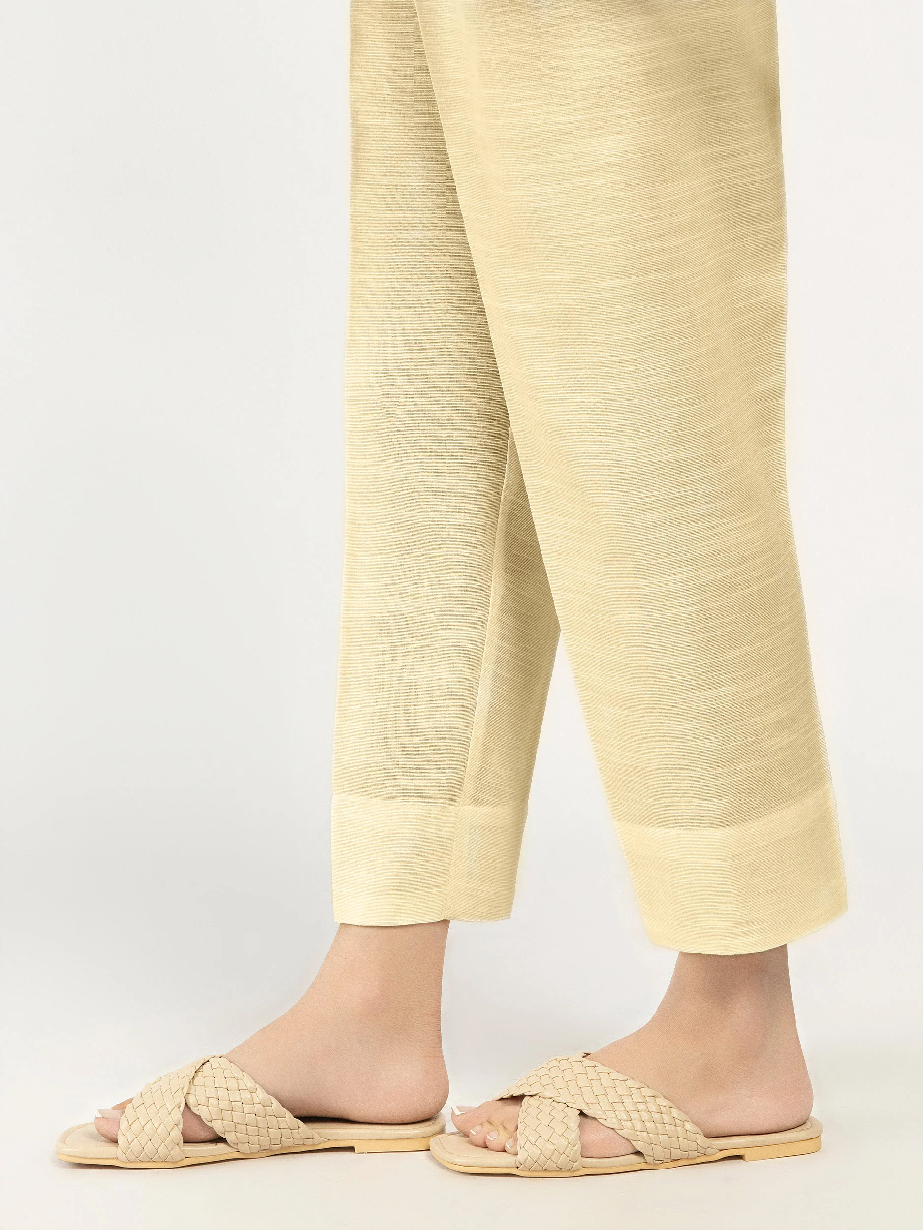 Plain Khaddar Trousers - Image 3