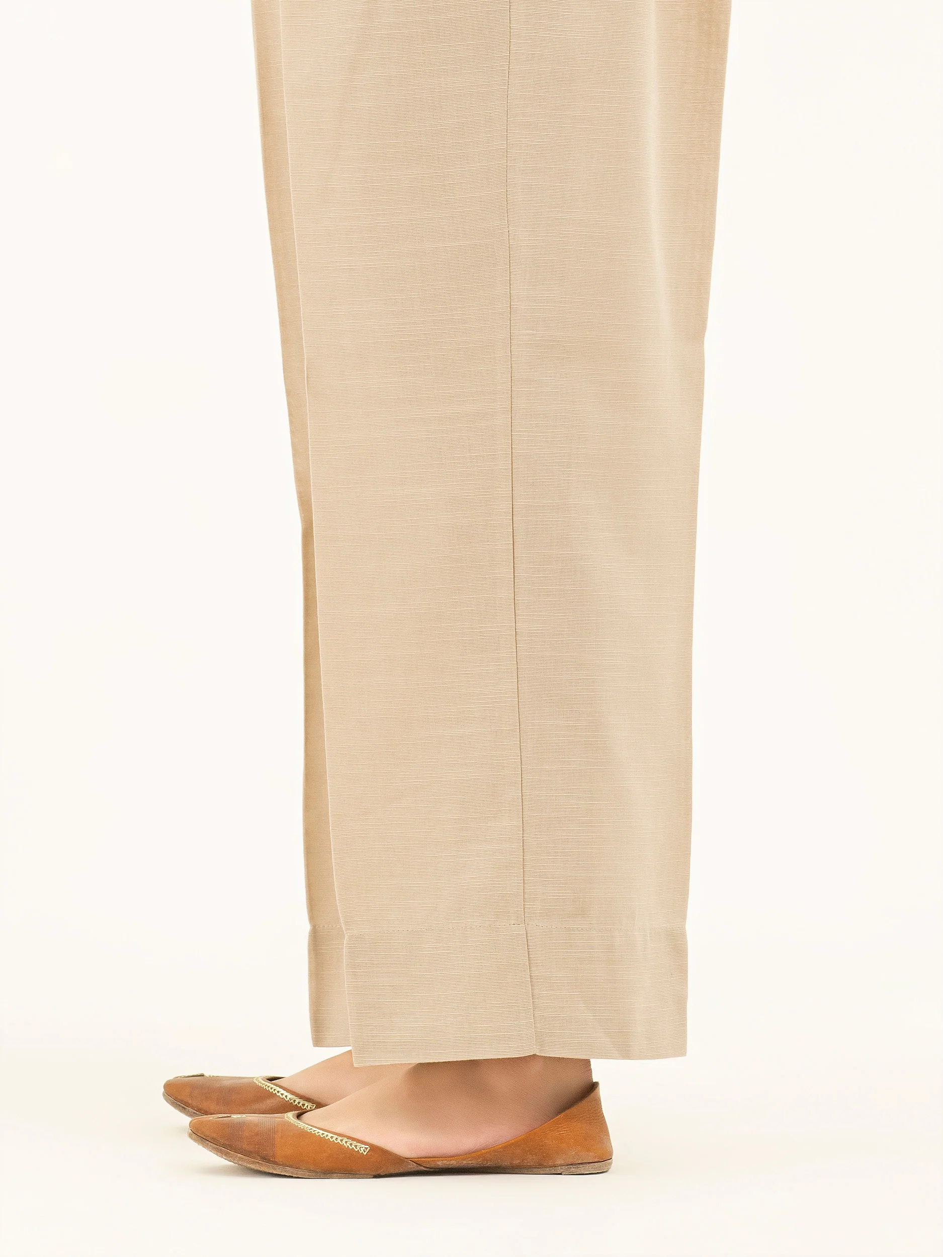 Dyed Khaddar Trousers(Pret) - Image 4