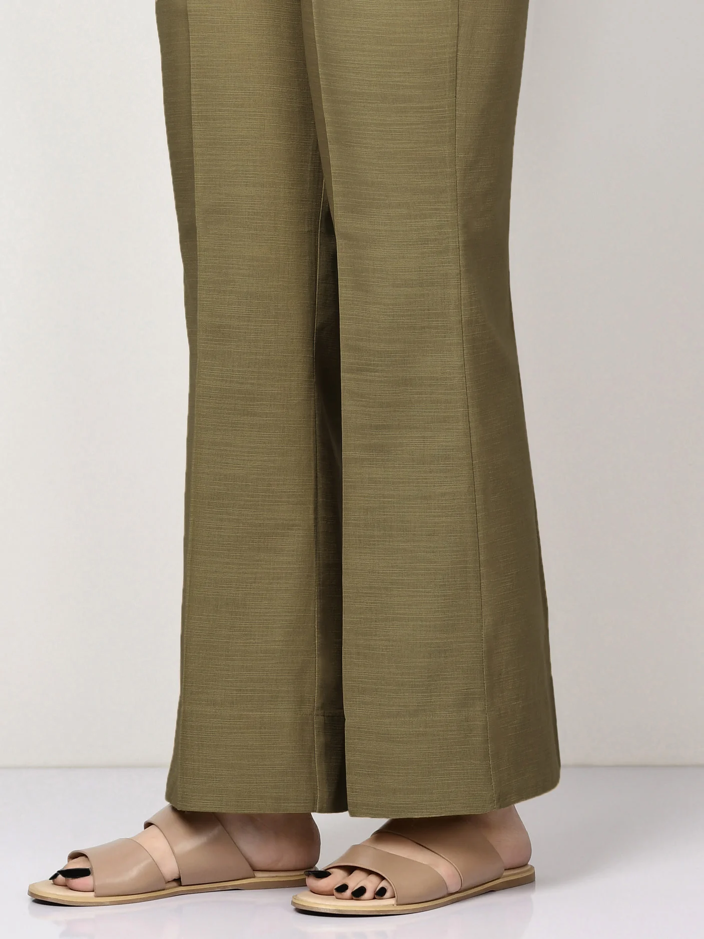 Plain Khaddar Trouser - Image 3