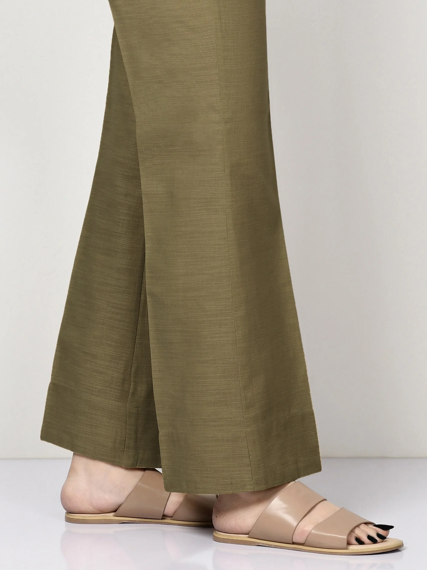 Plain Khaddar Trouser - Image 4