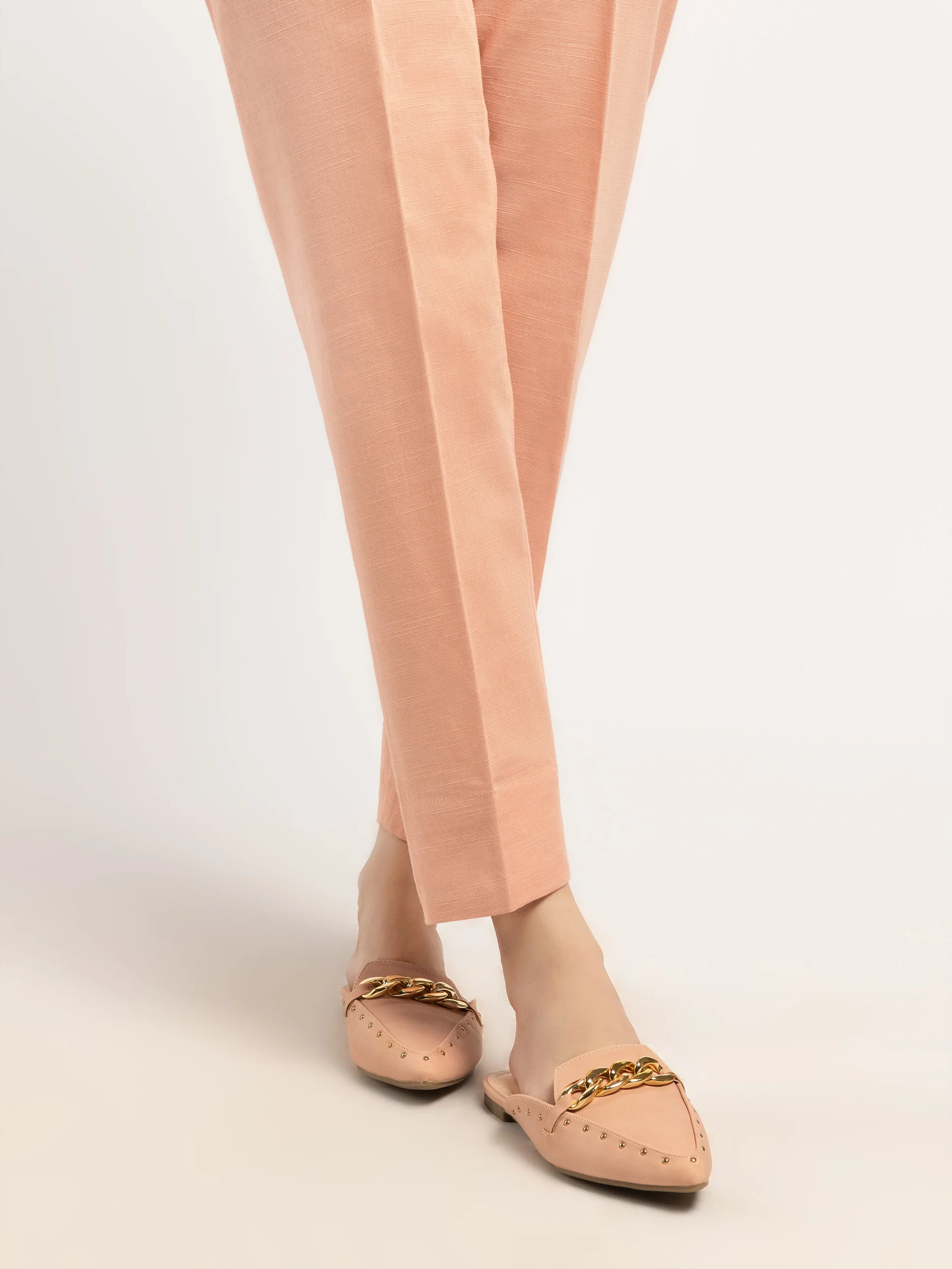 Plain Khaddar Trousers - Image 2