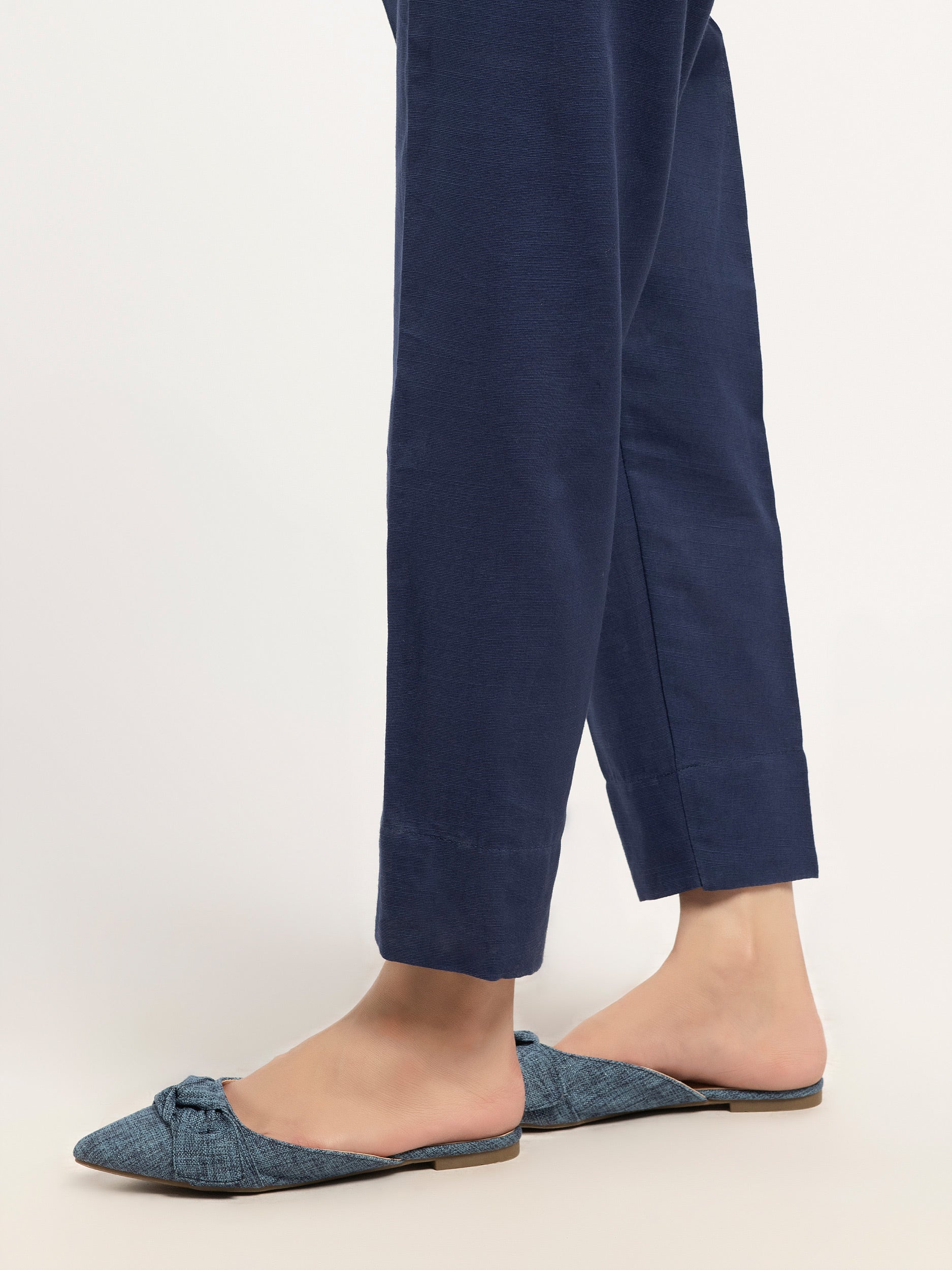 Plain Khaddar Trousers - Image 3