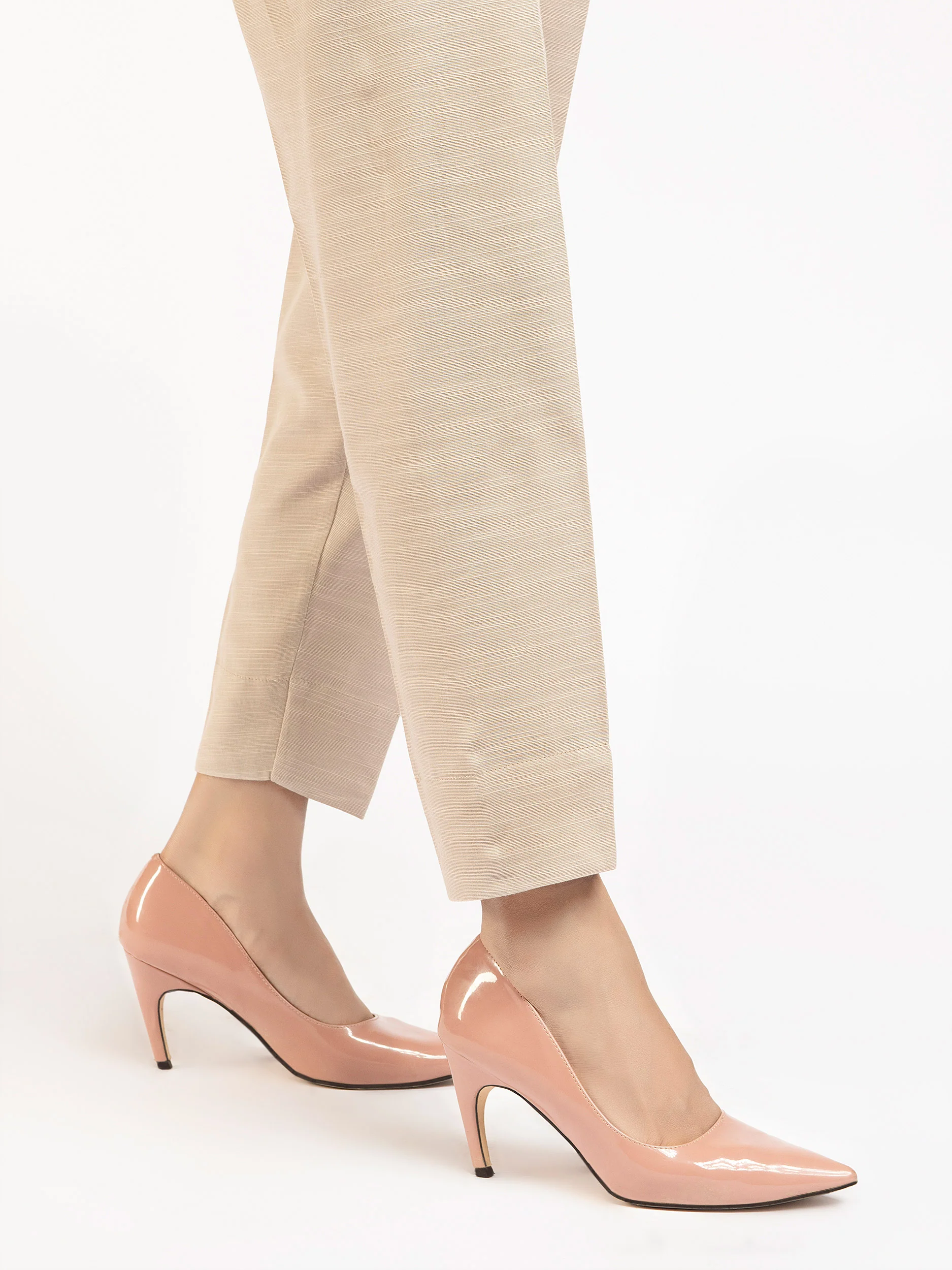 Plain Khaddar Trousers - Image 3