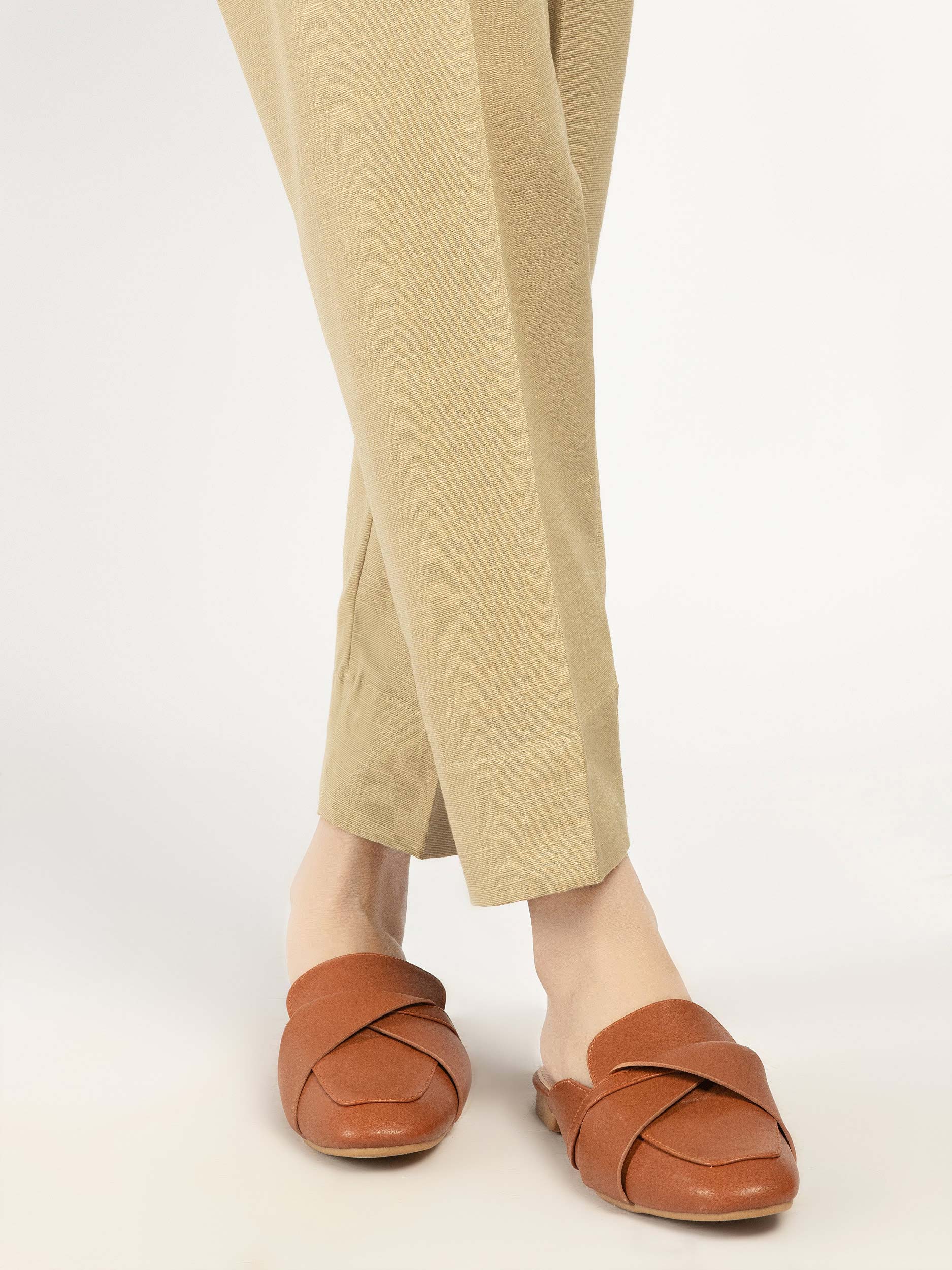 Plain Khaddar Trousers - Image 2
