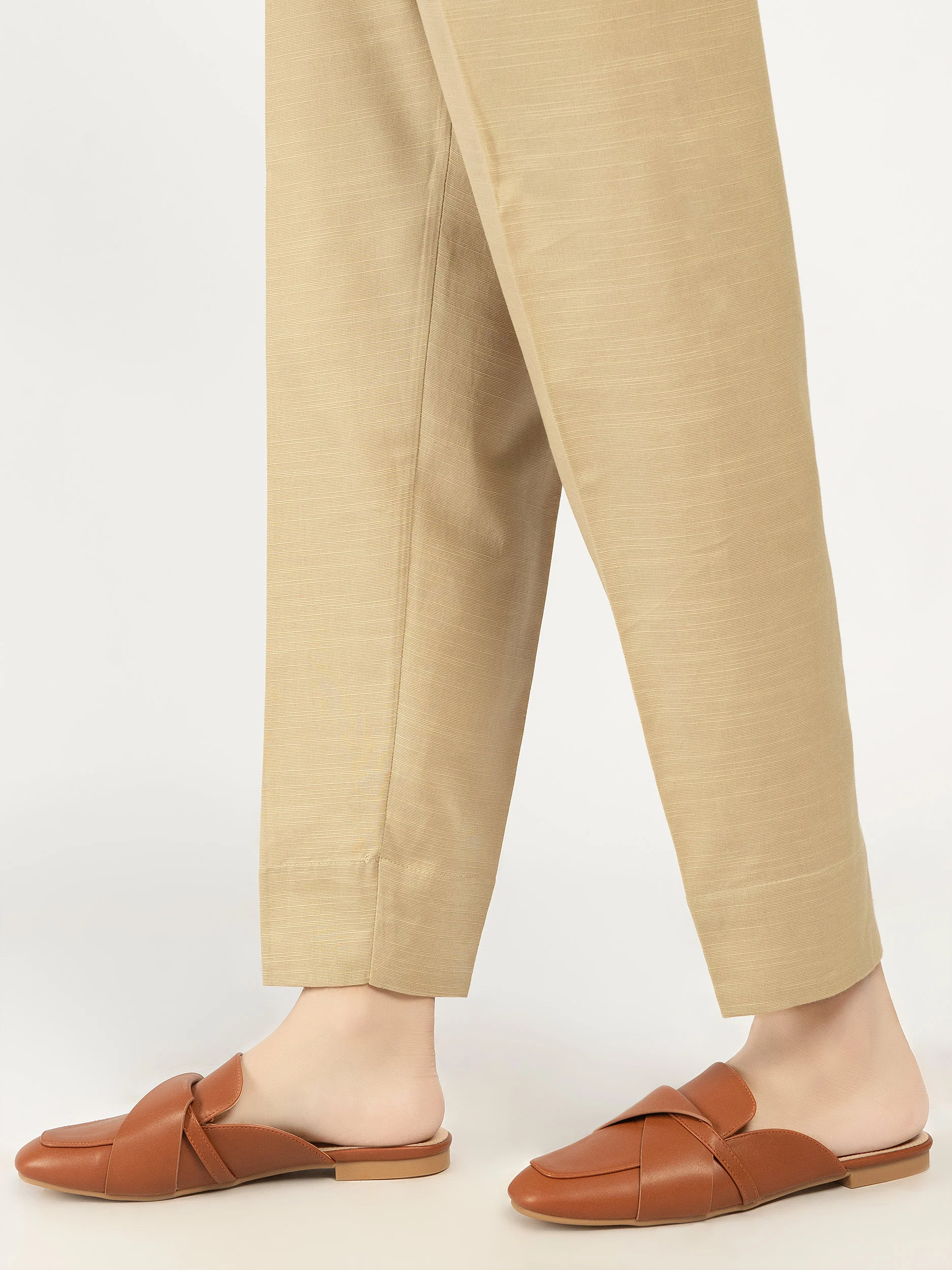 Plain Khaddar Trousers - Image 3