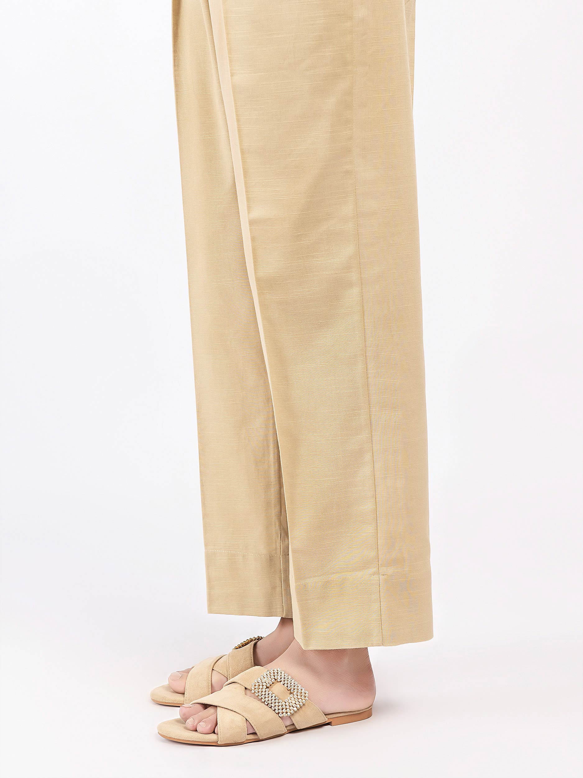 Dyed Khaddar Trousers - Image 3