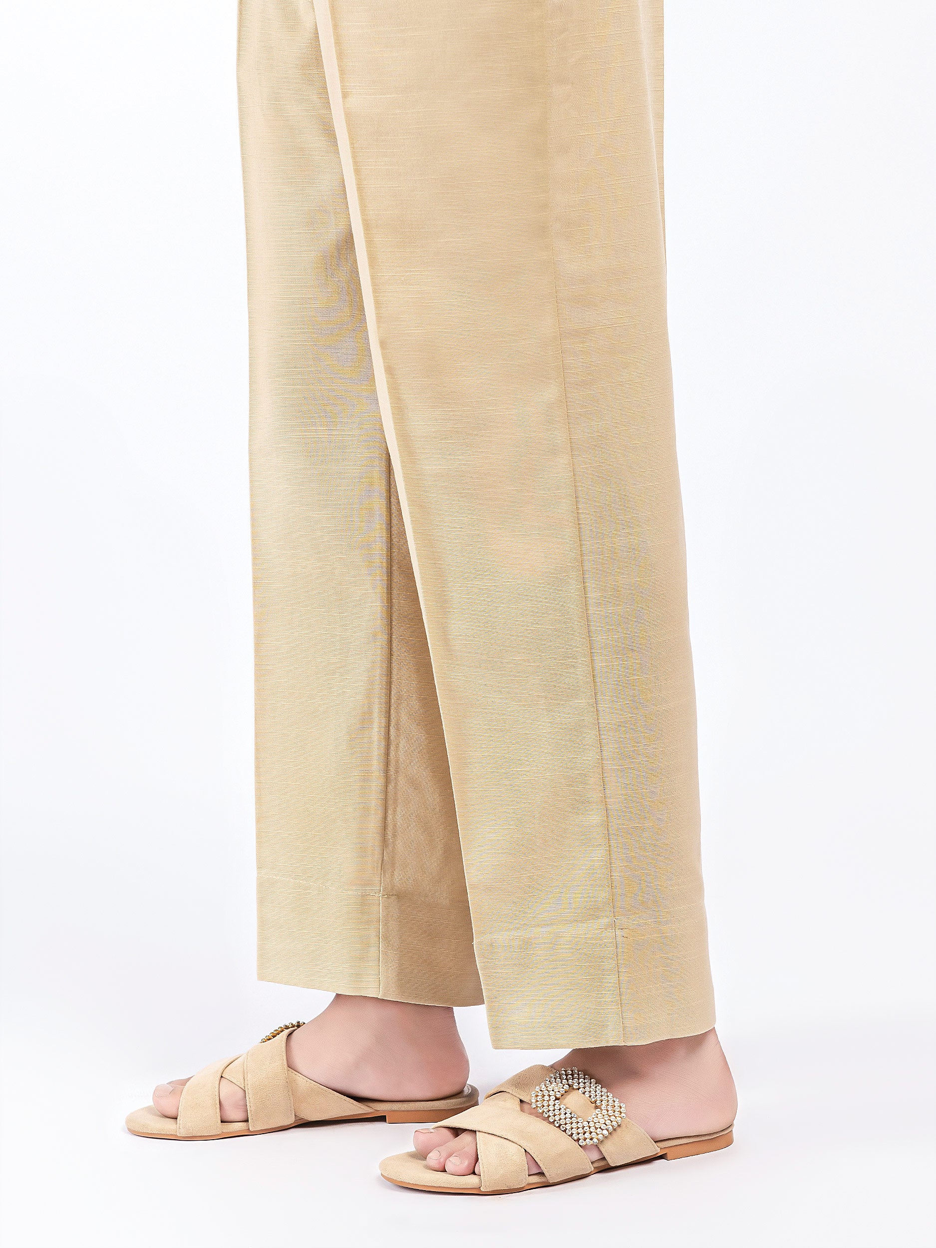Dyed Khaddar Trousers - Image 4