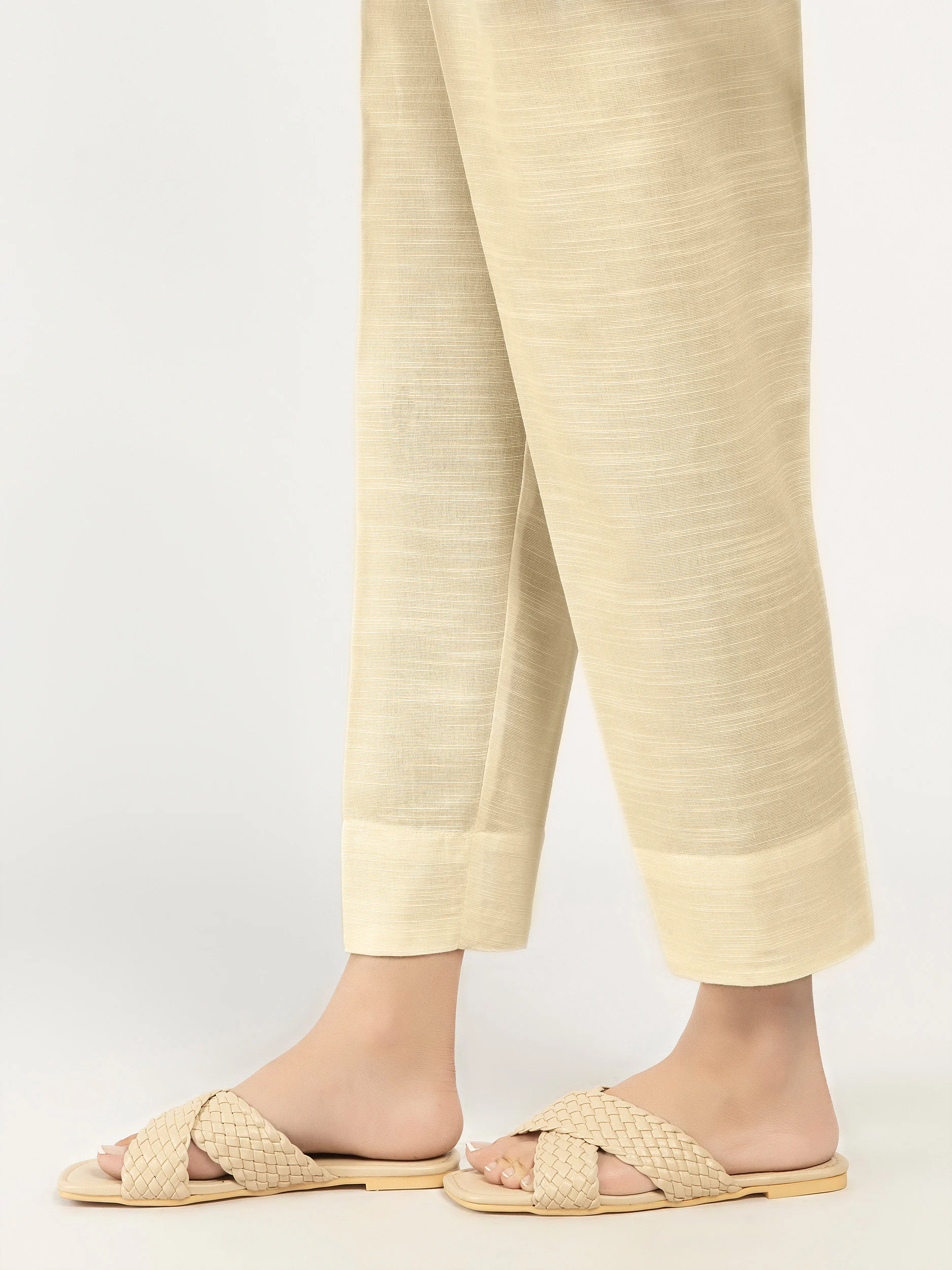 Plain Khaddar Trousers - Image 3
