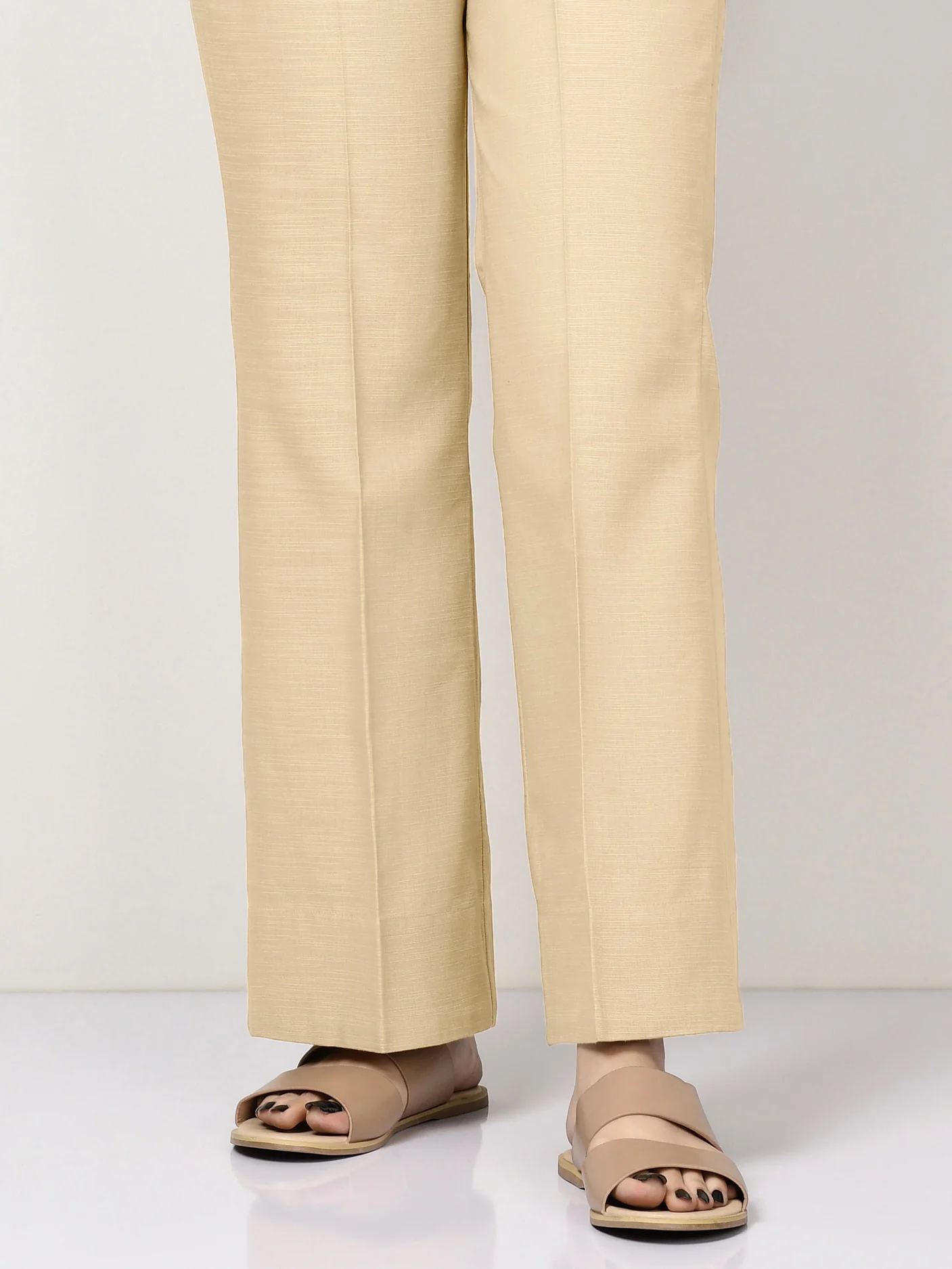 Plain Khaddar Trouser - Image 3