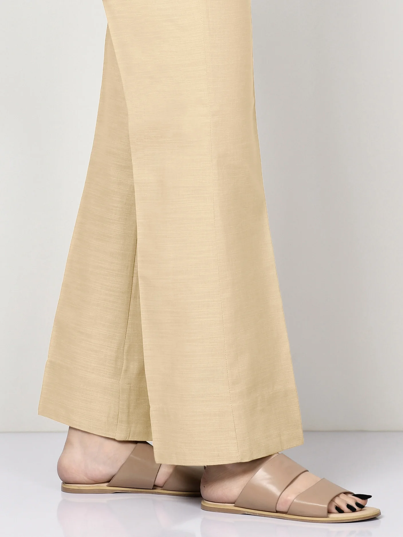 Plain Khaddar Trouser - Image 5