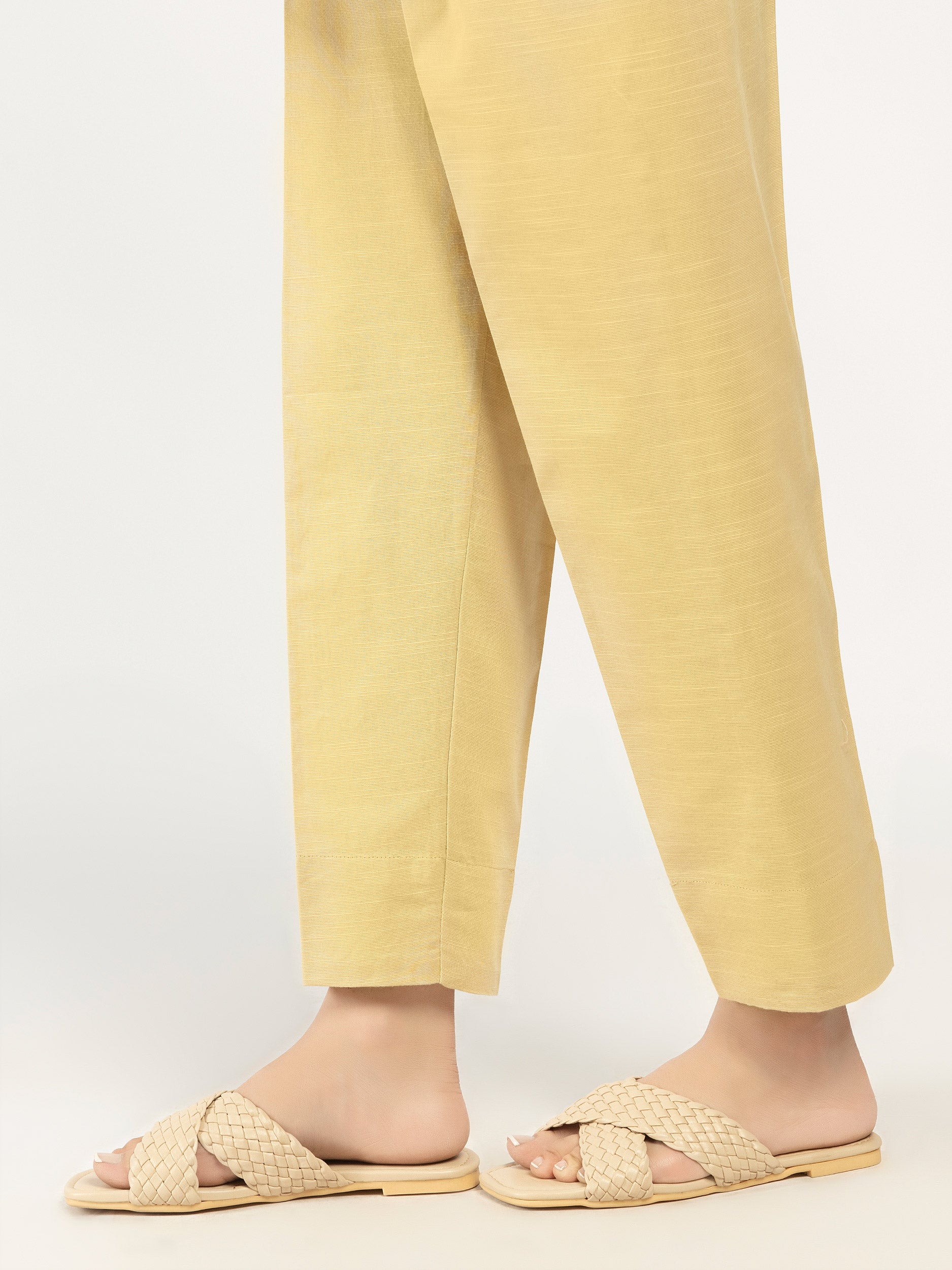 Plain Khaddar Trousers - Image 3