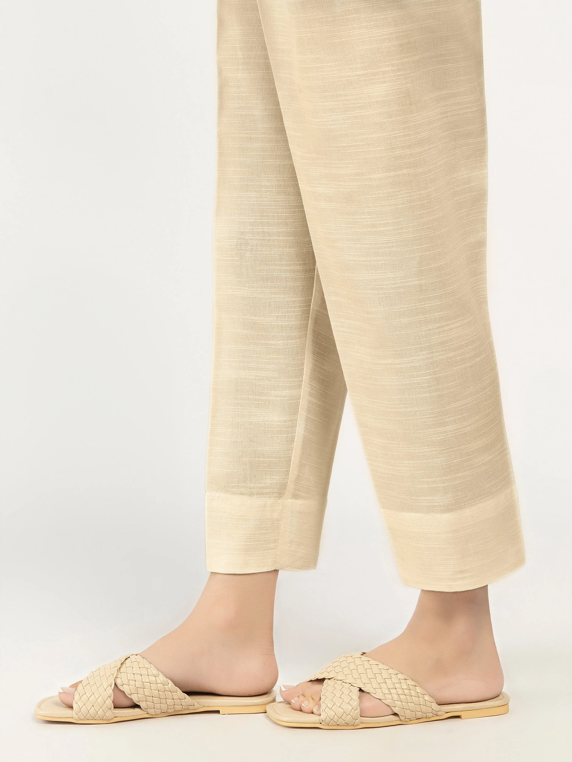 Plain Khaddar Trousers - Image 3