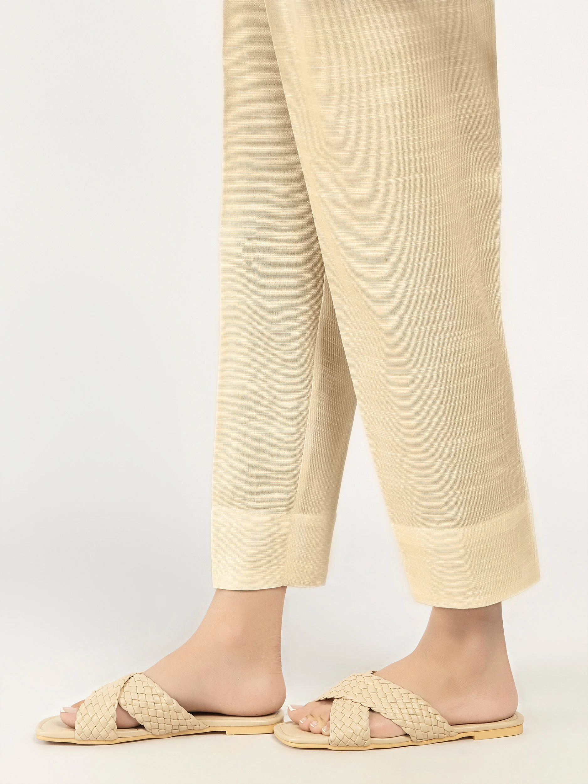 Plain Khaddar Trouser - Image 3