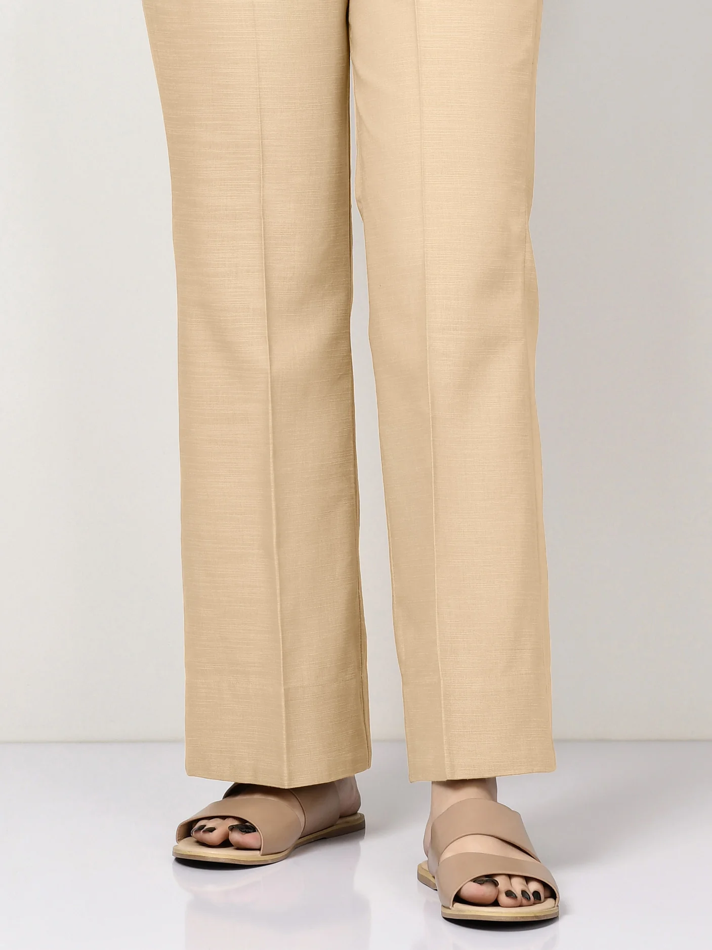 Plain Khaddar Trouser - Image 2