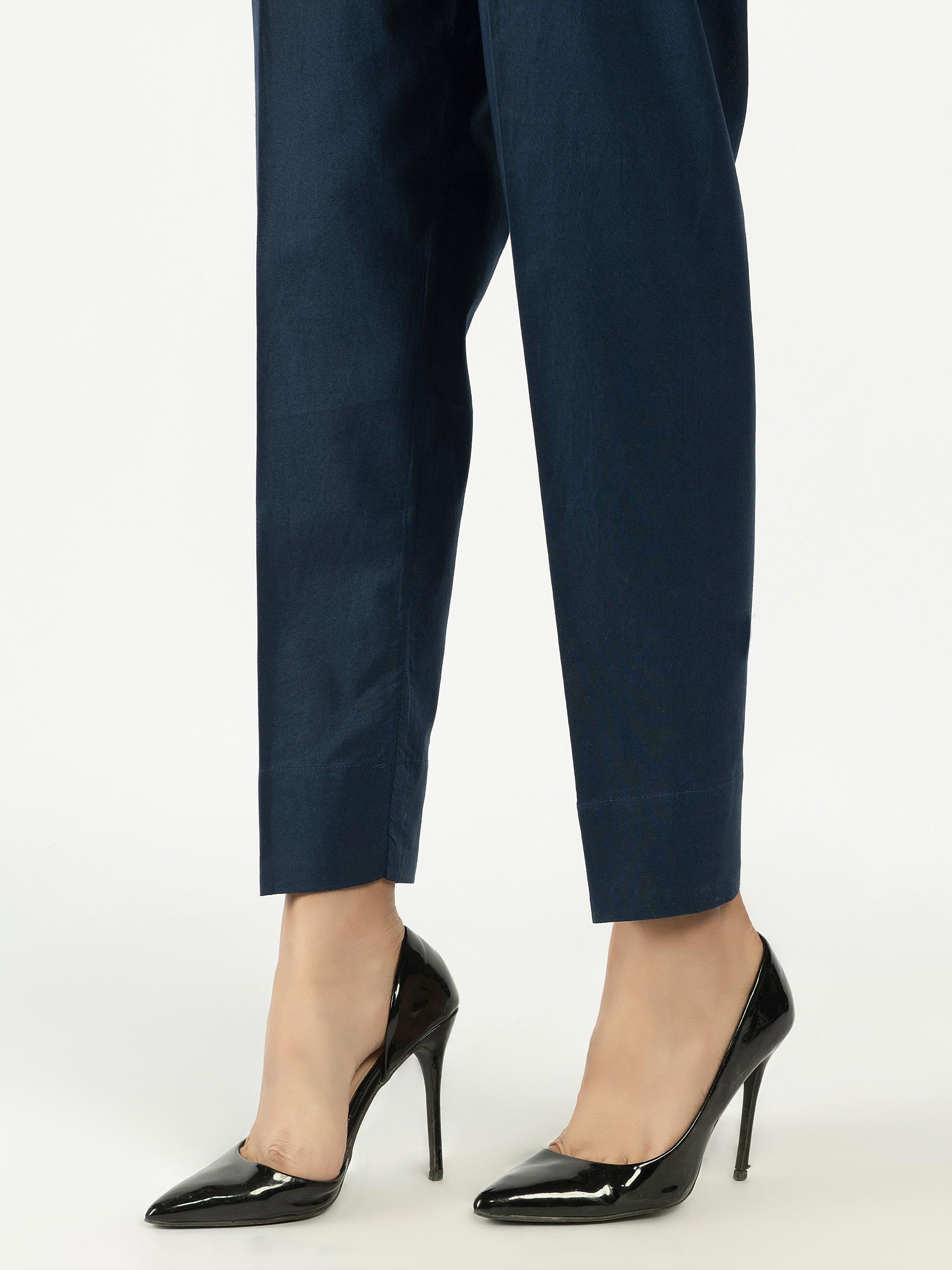 Plain Winter Cotton Trousers - Image 2