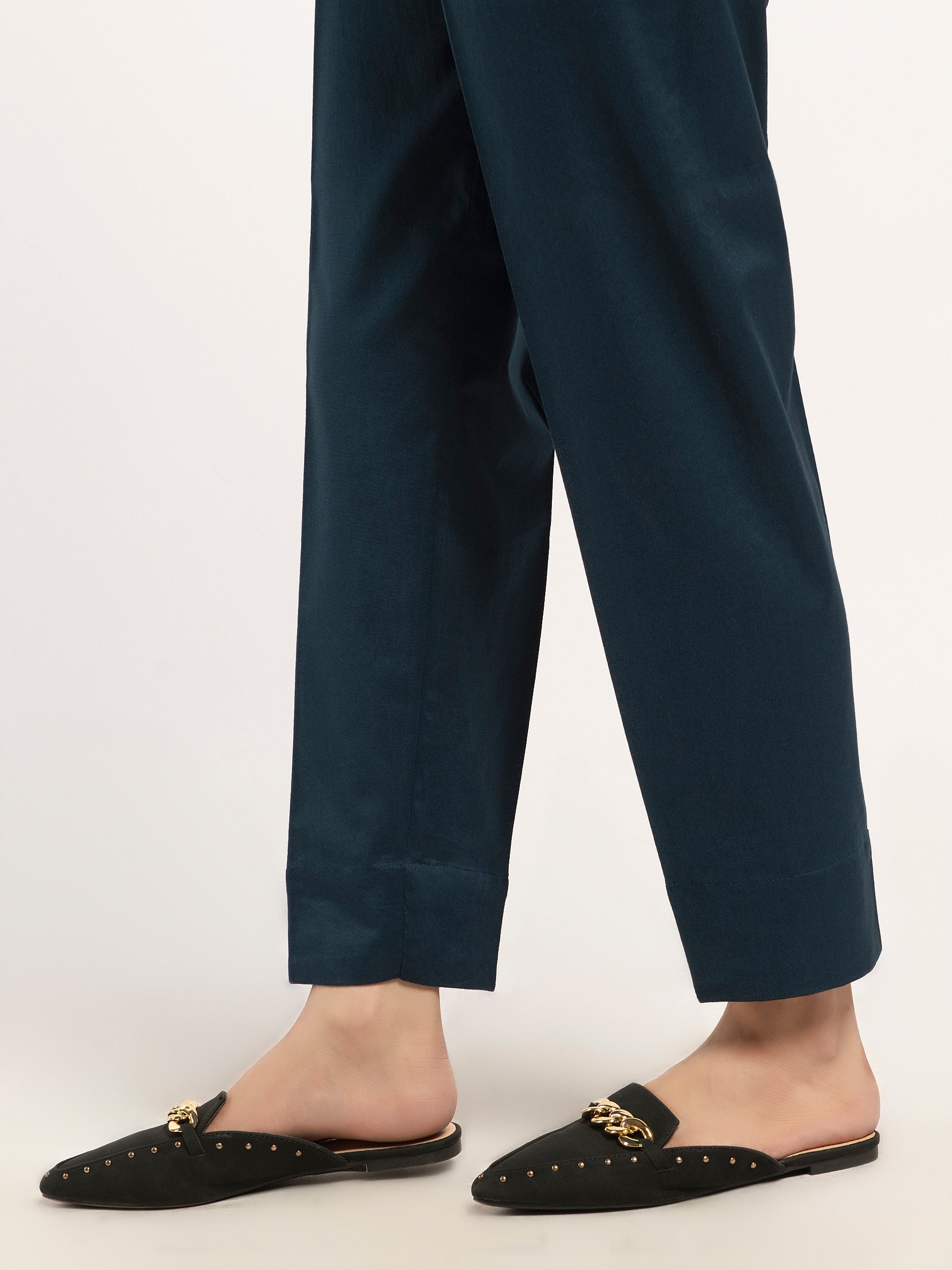Plain Winter Cotton Trousers - Image 3