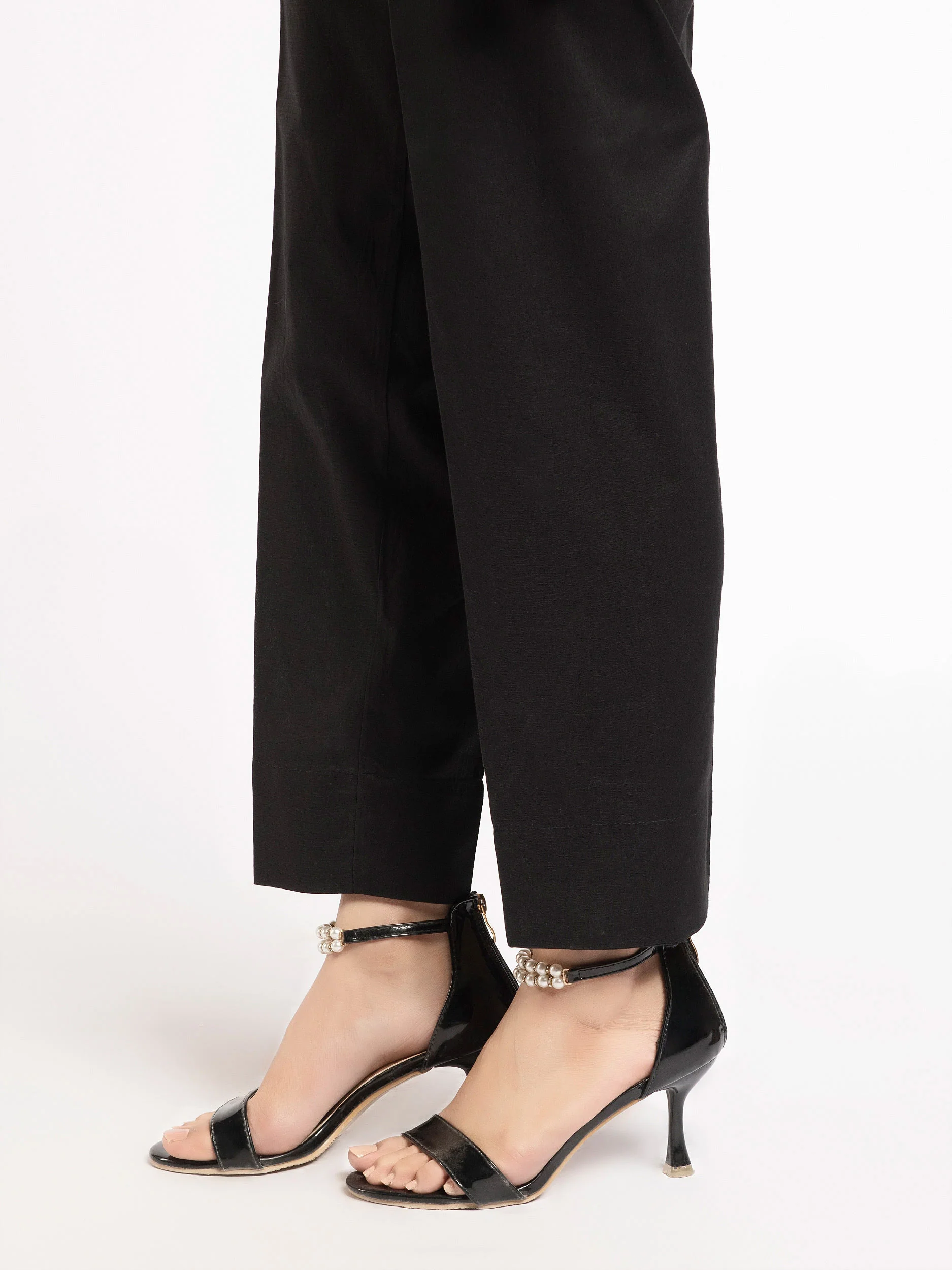 Plain Winter Cotton Trousers - Image 2