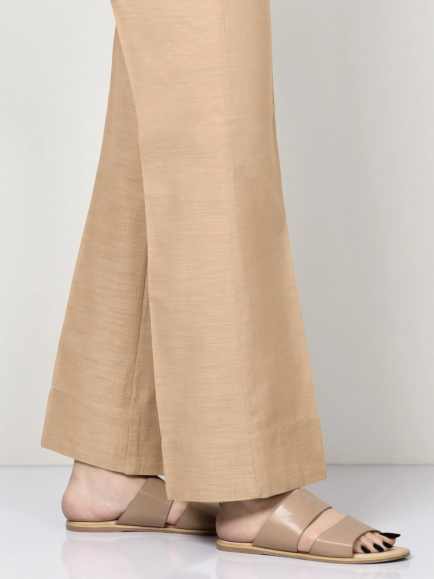 Plain Khaddar Trouser - Image 4