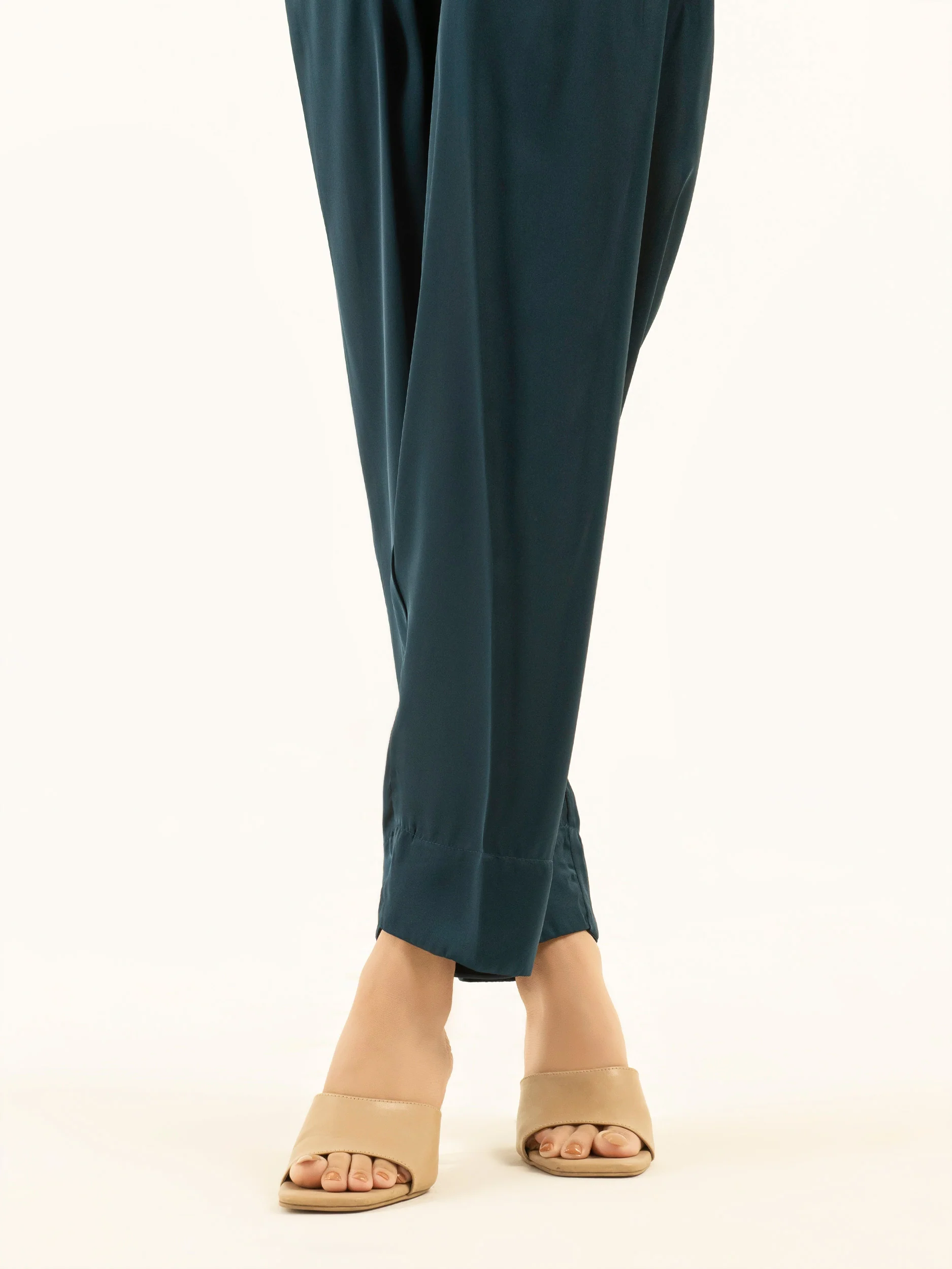 Dyed Silk Trousers - Image 3