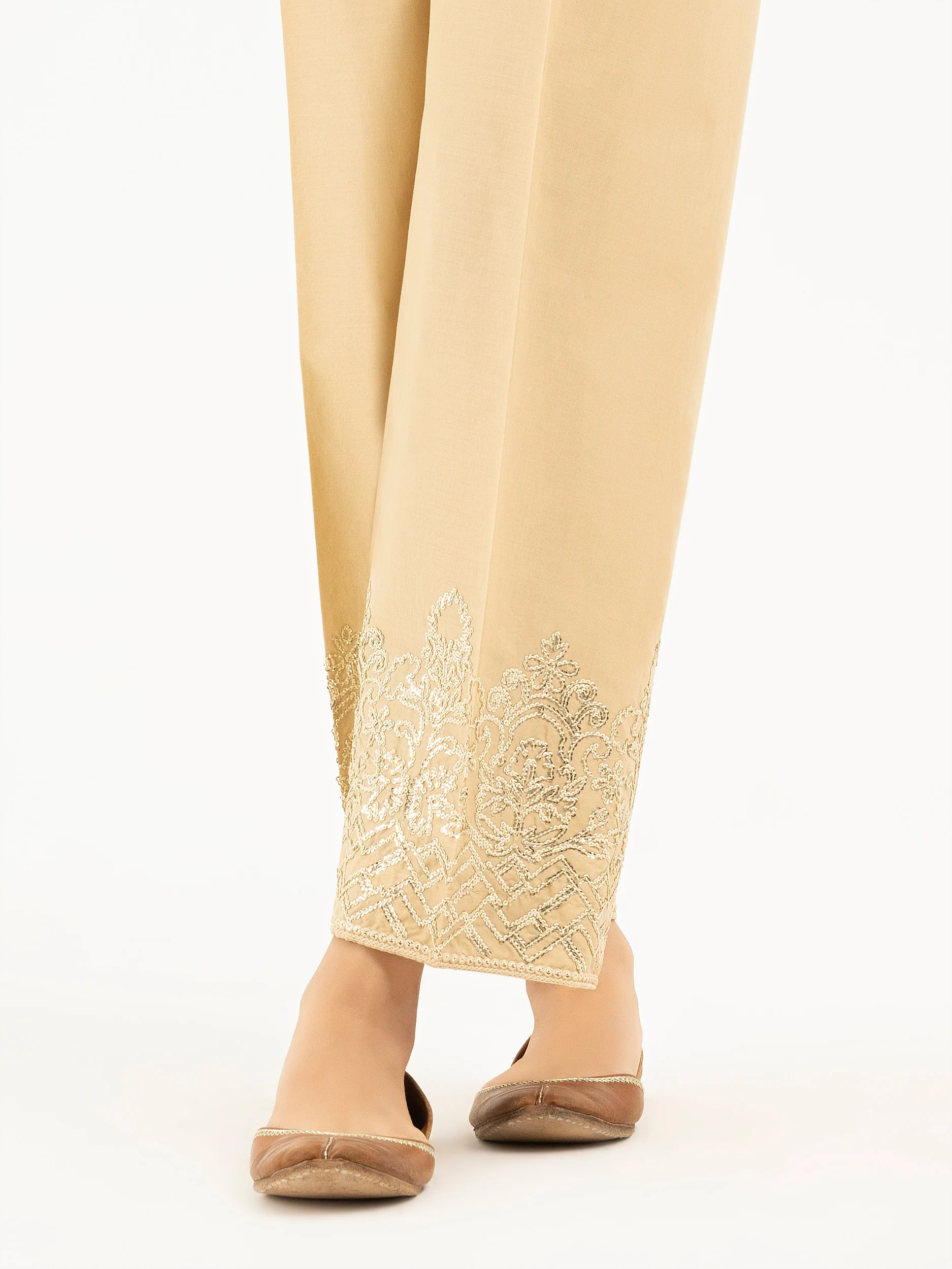 Cambric Trousers-Embroidered (Pret) - Image 3