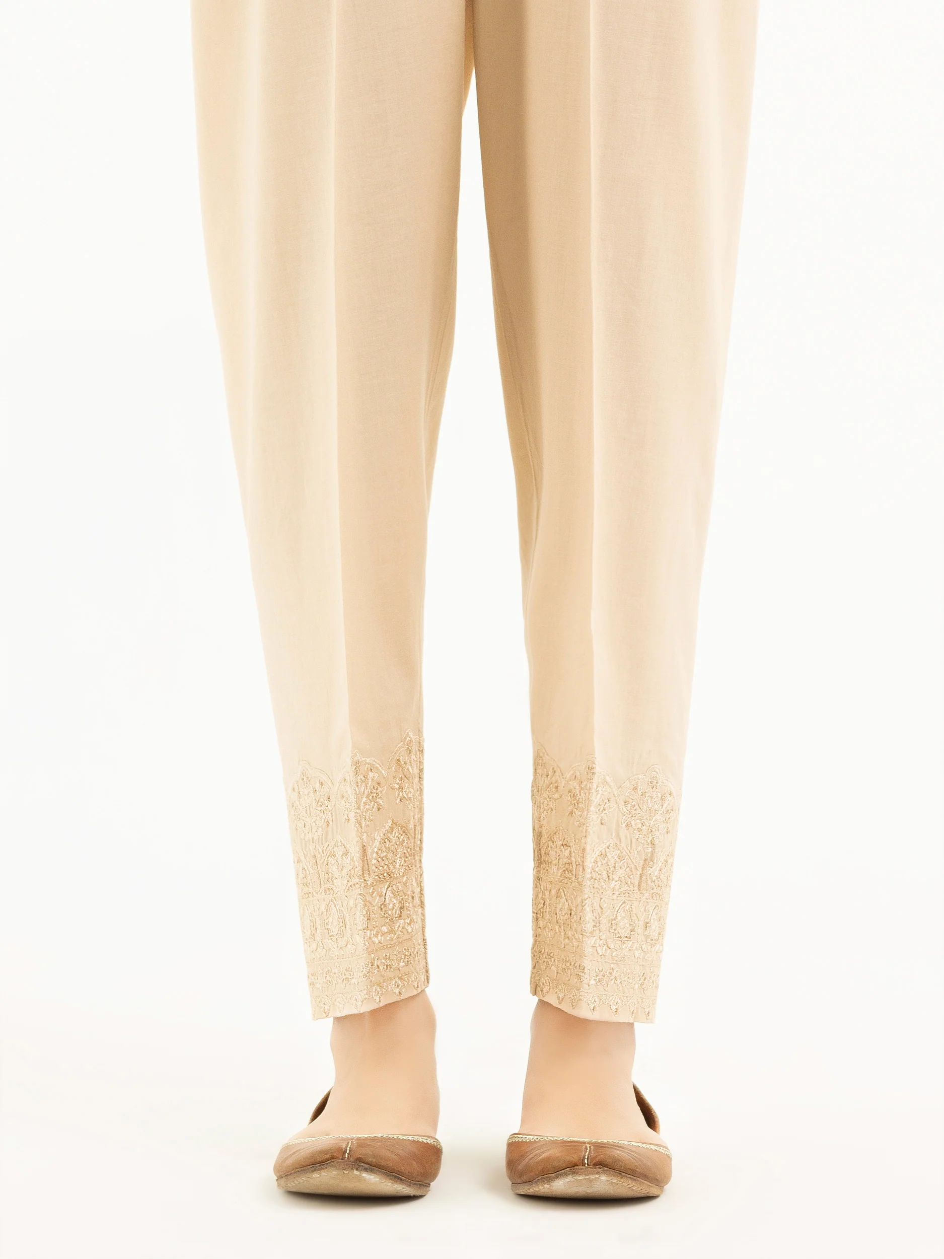 Cambric Trousers-Embroidered (Pret) - Image 2