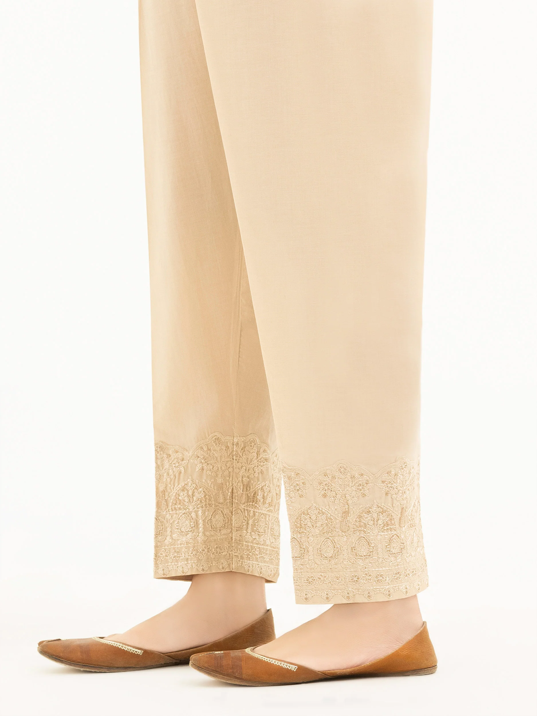 Cambric Trousers-Embroidered (Pret) - Image 3