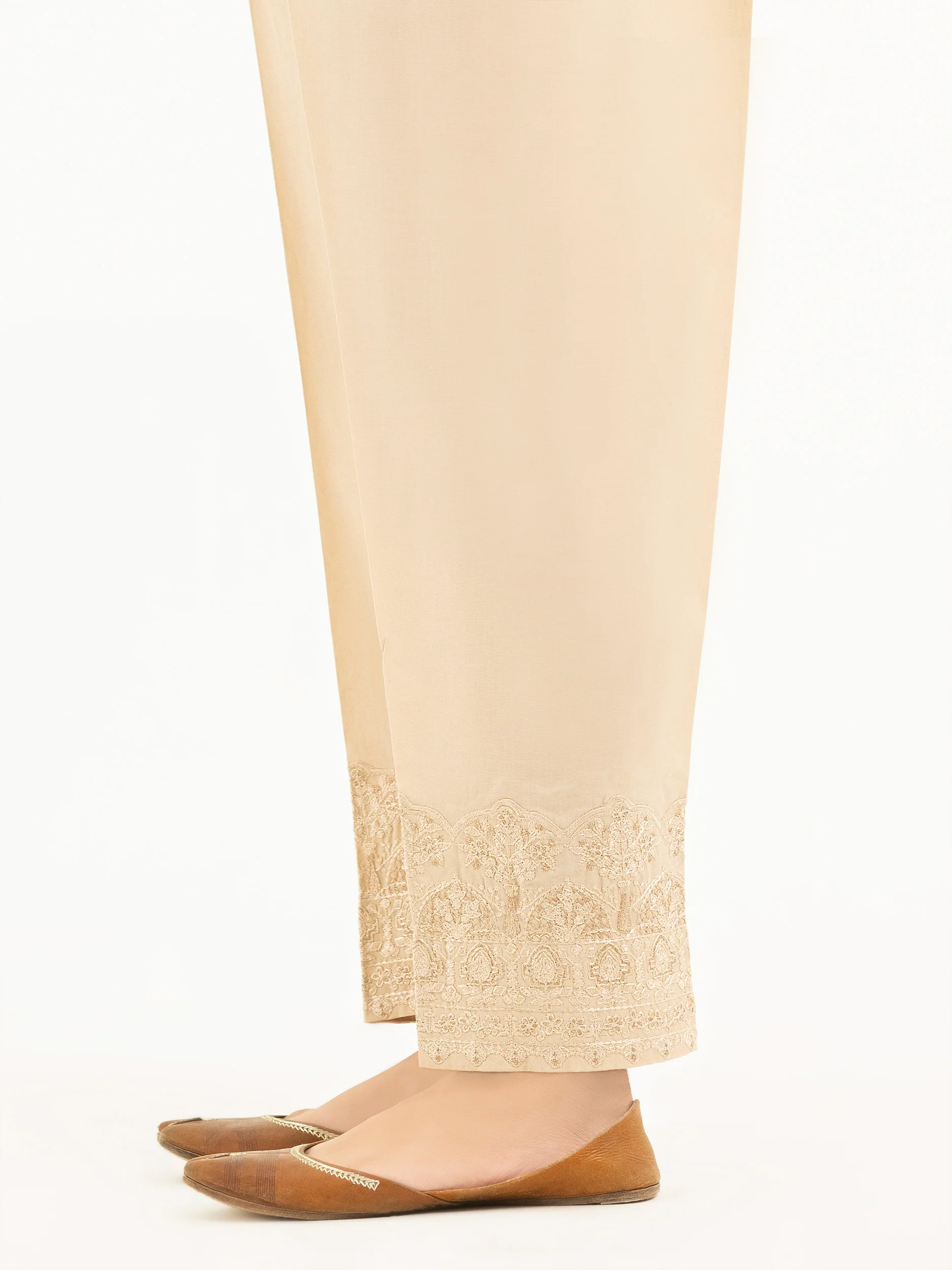 Cambric Trousers-Embroidered (Pret) - Image 4