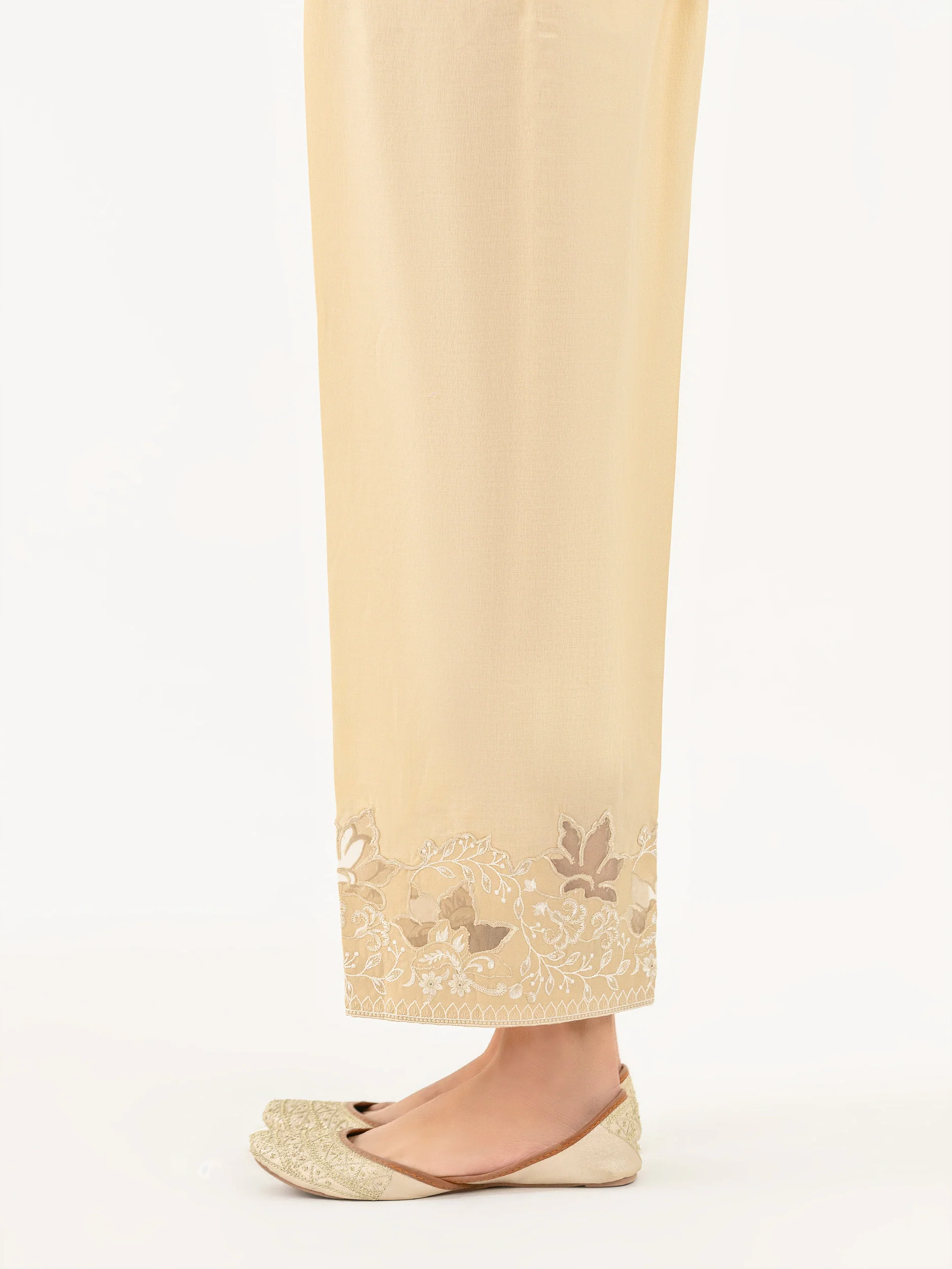 Cambric Trouser-Embroidered (Pret) - Image 3