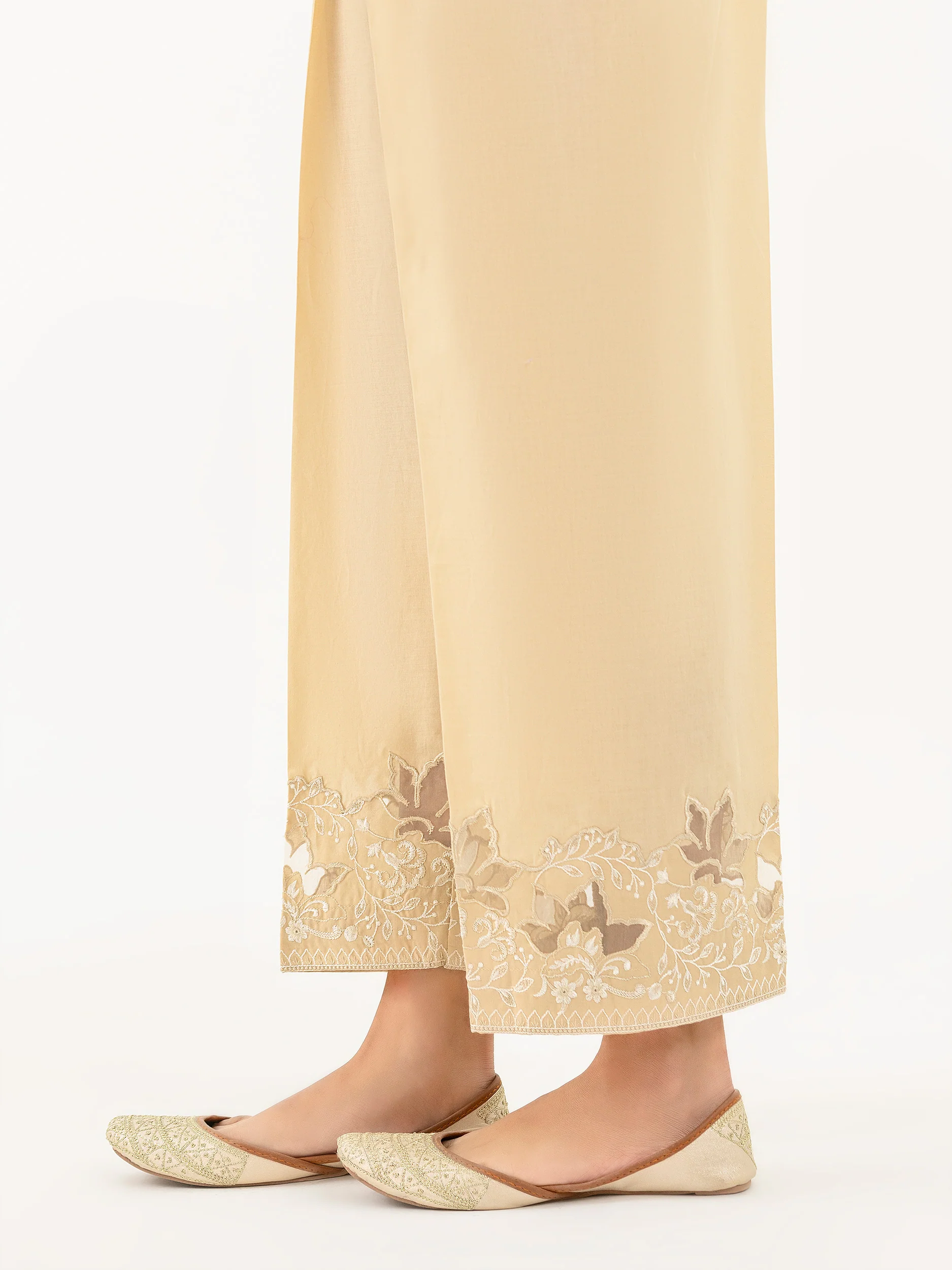 Cambric Trouser-Embroidered (Pret) - Image 4