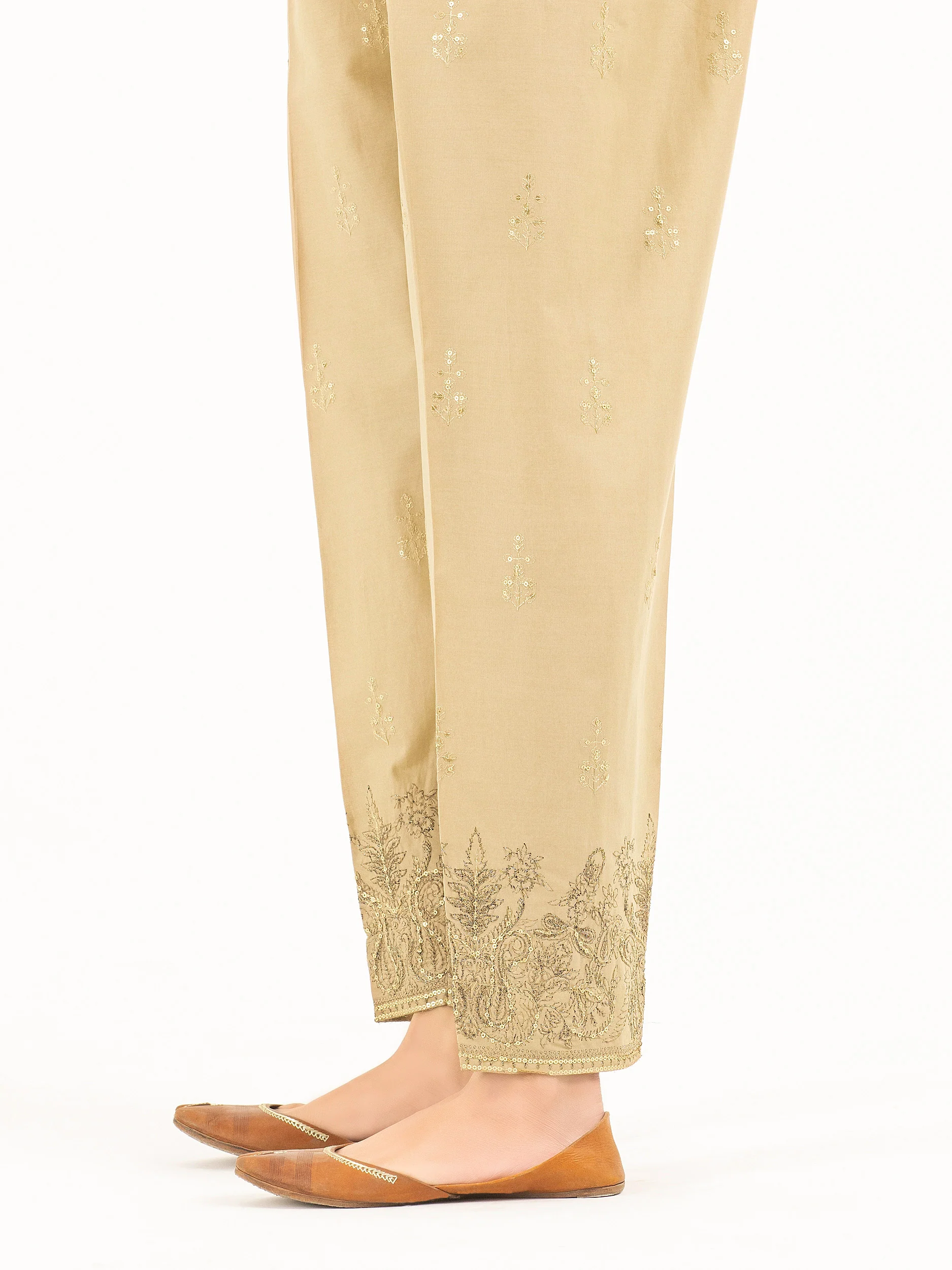 Cambric Trousers-Embroidered (Pret) - Image 4