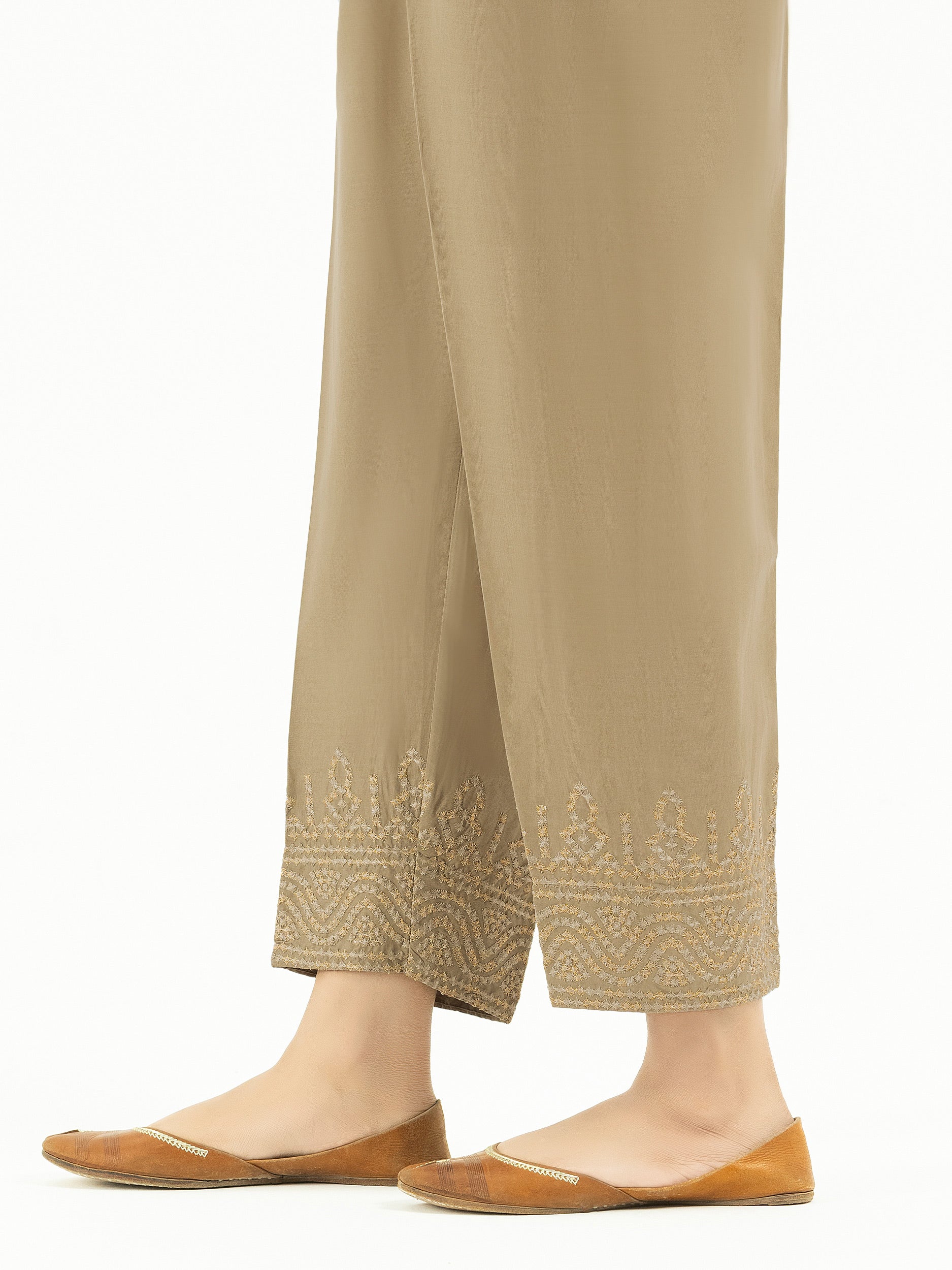 Cambric Trousers-Embroidered (Pret) - Image 4