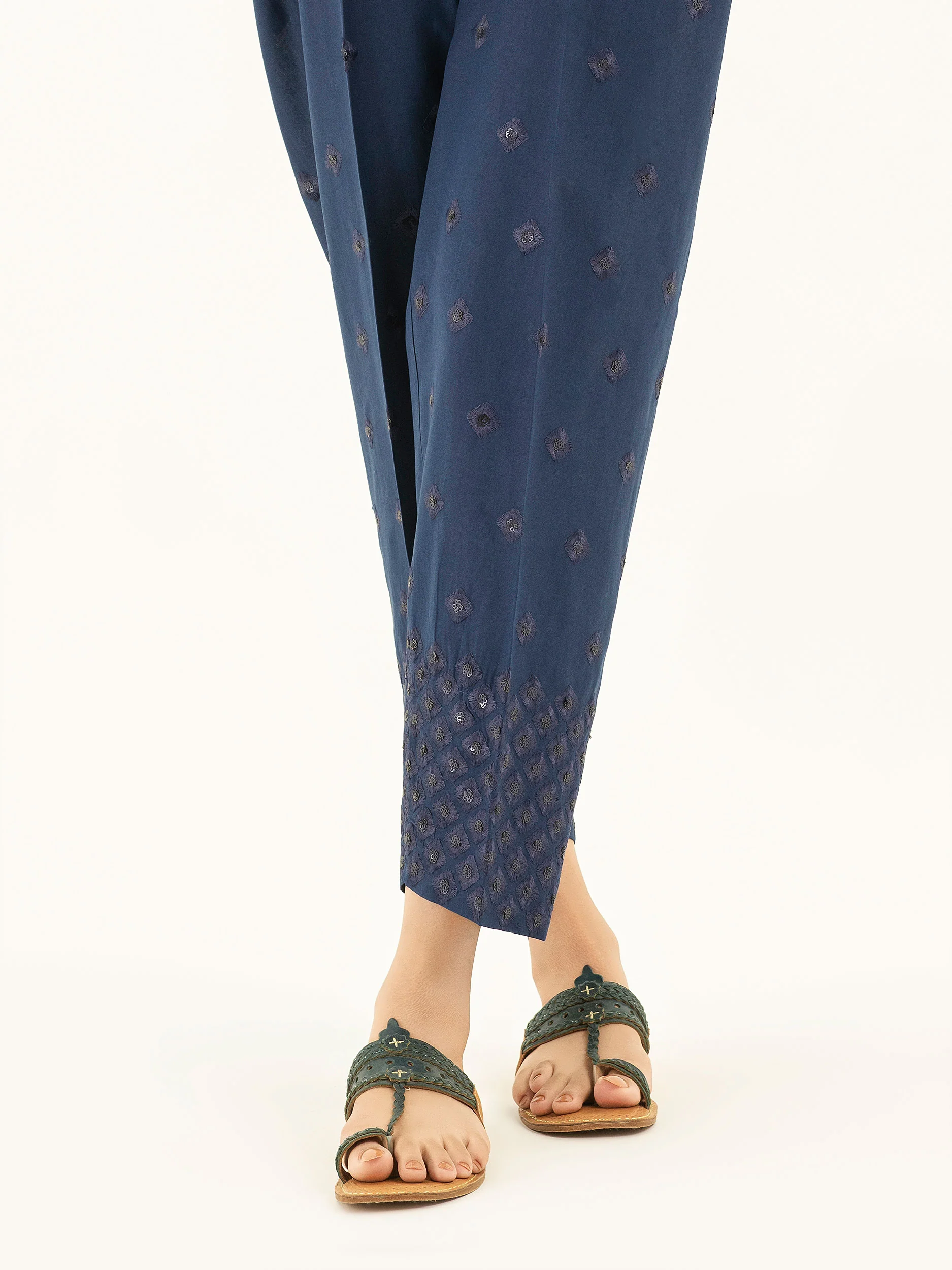 Embroidered Cambric Trousers - Image 2