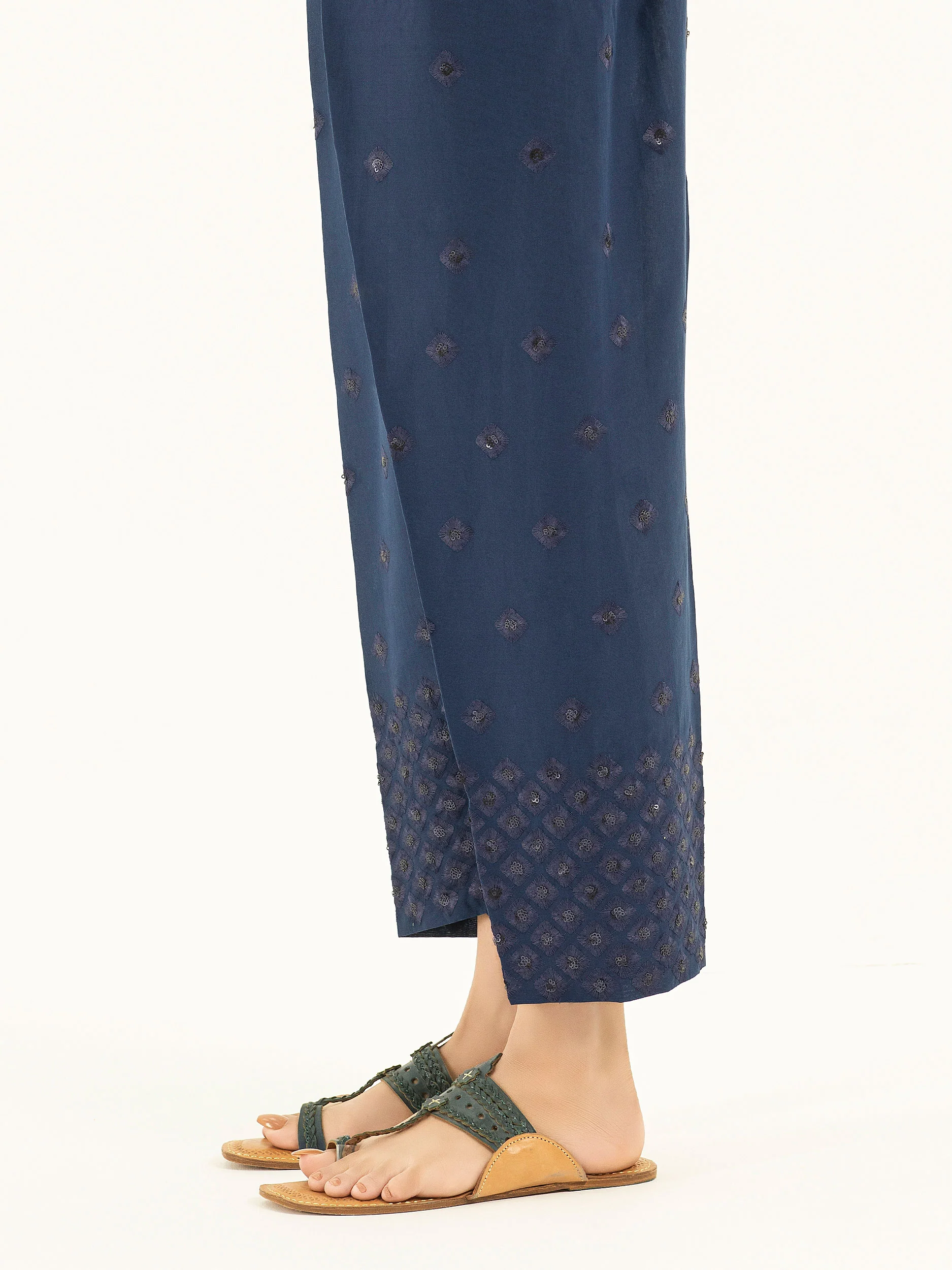 Embroidered Cambric Trousers - Image 3