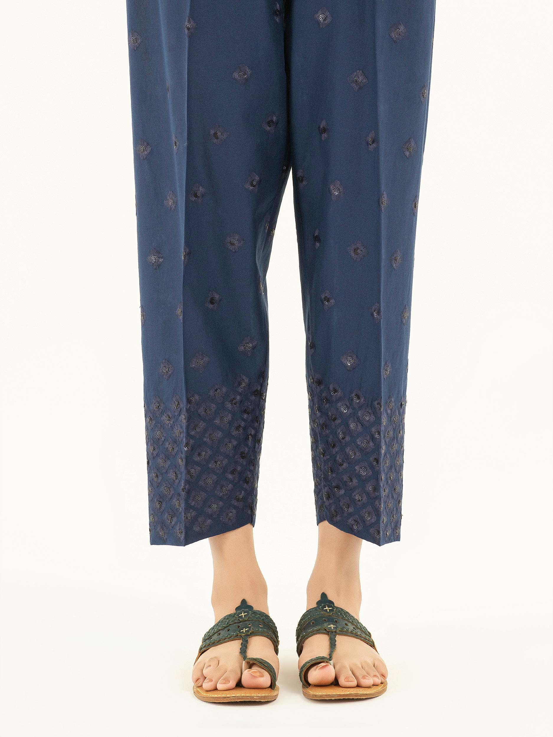 Embroidered Cambric Trousers - Image 4