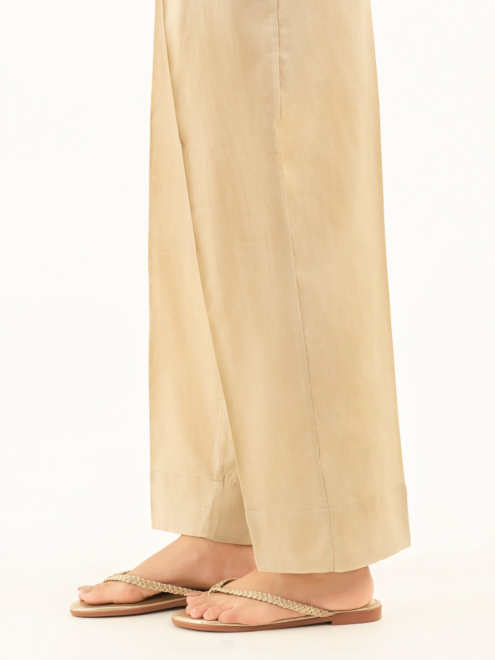 Dyed Crepe Trousers - Image 2