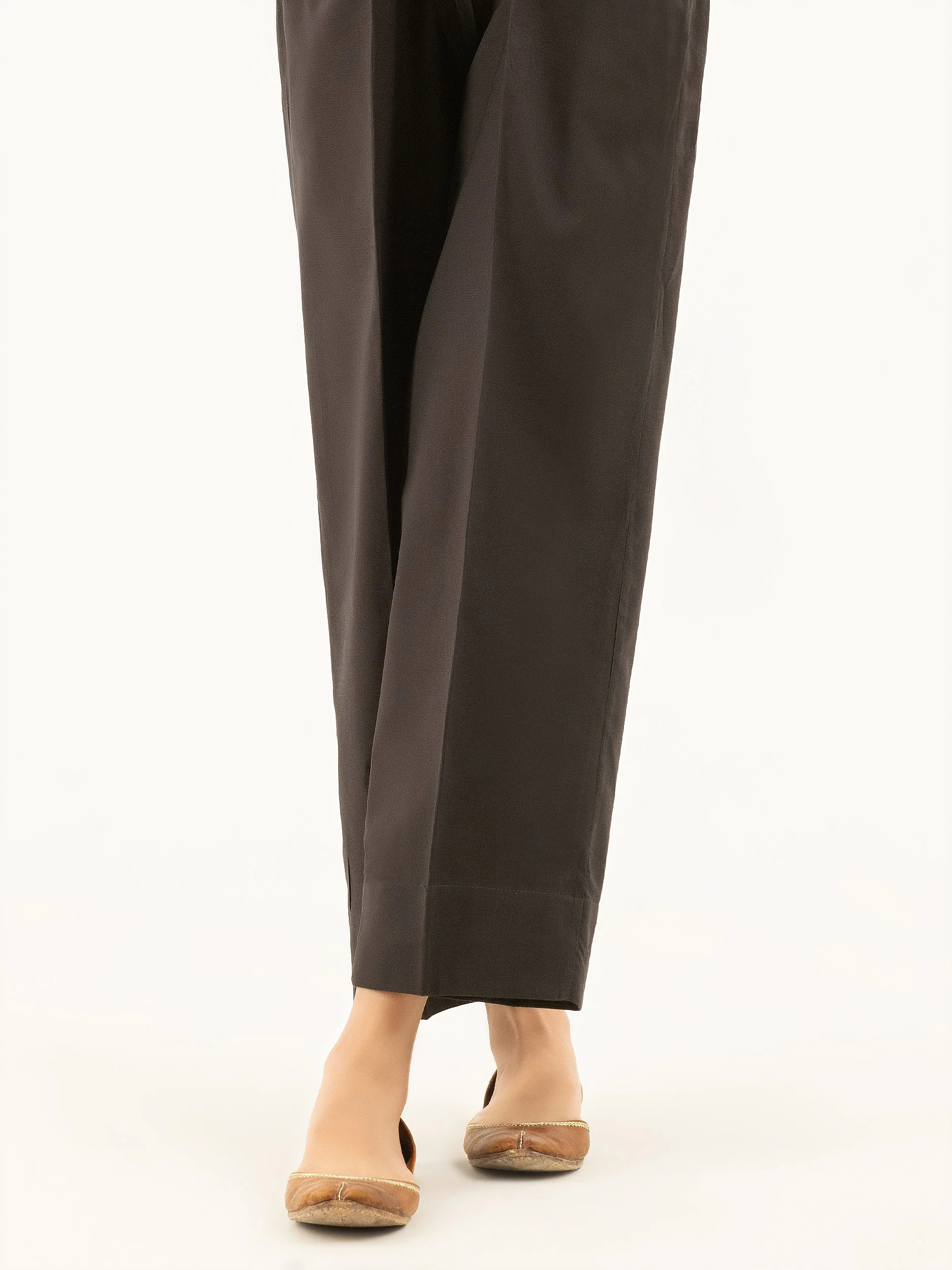 Dyed Khaddar Trousers(Pret) - Image 3