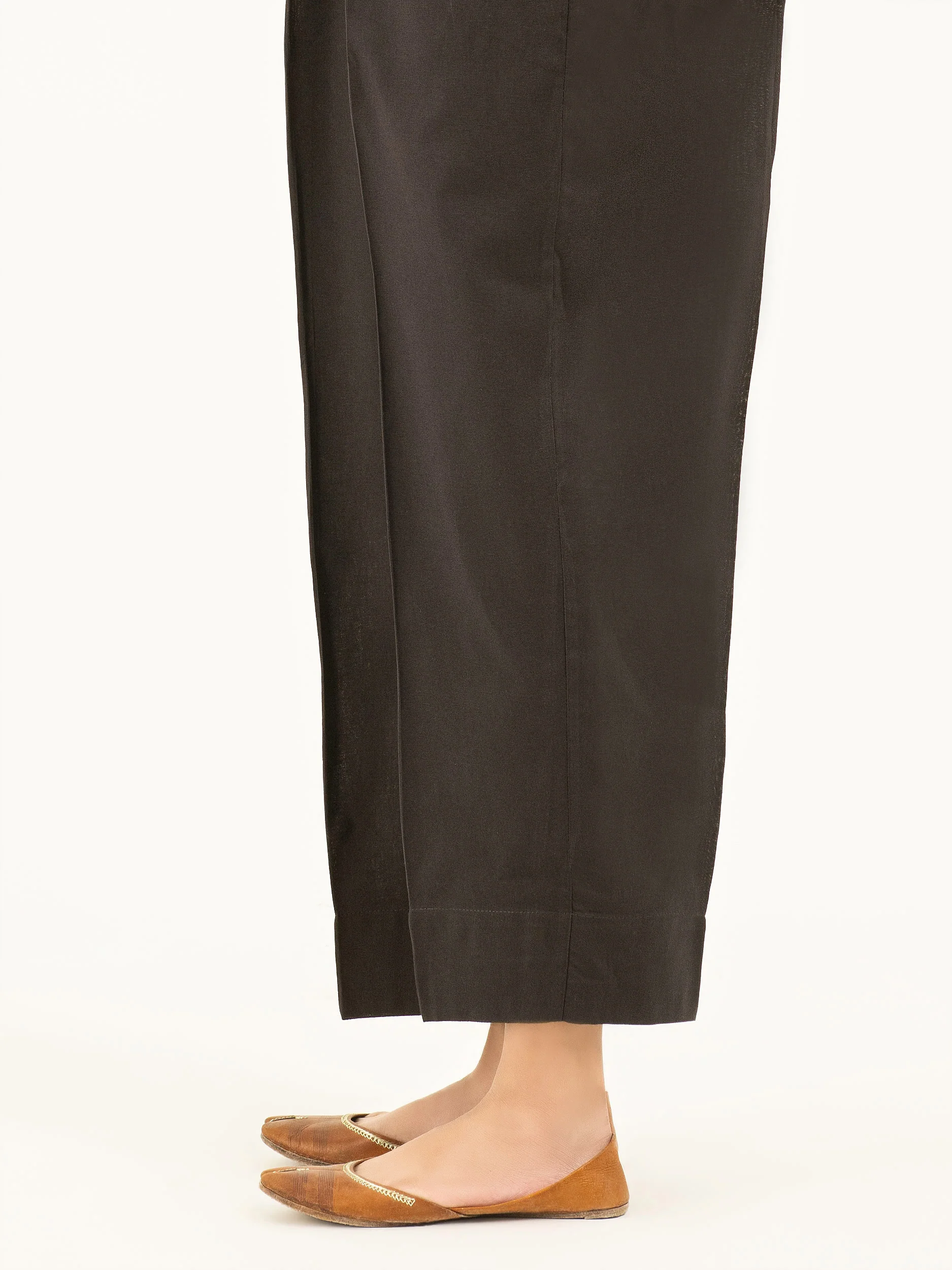 Dyed Khaddar Trousers(Pret) - Image 4
