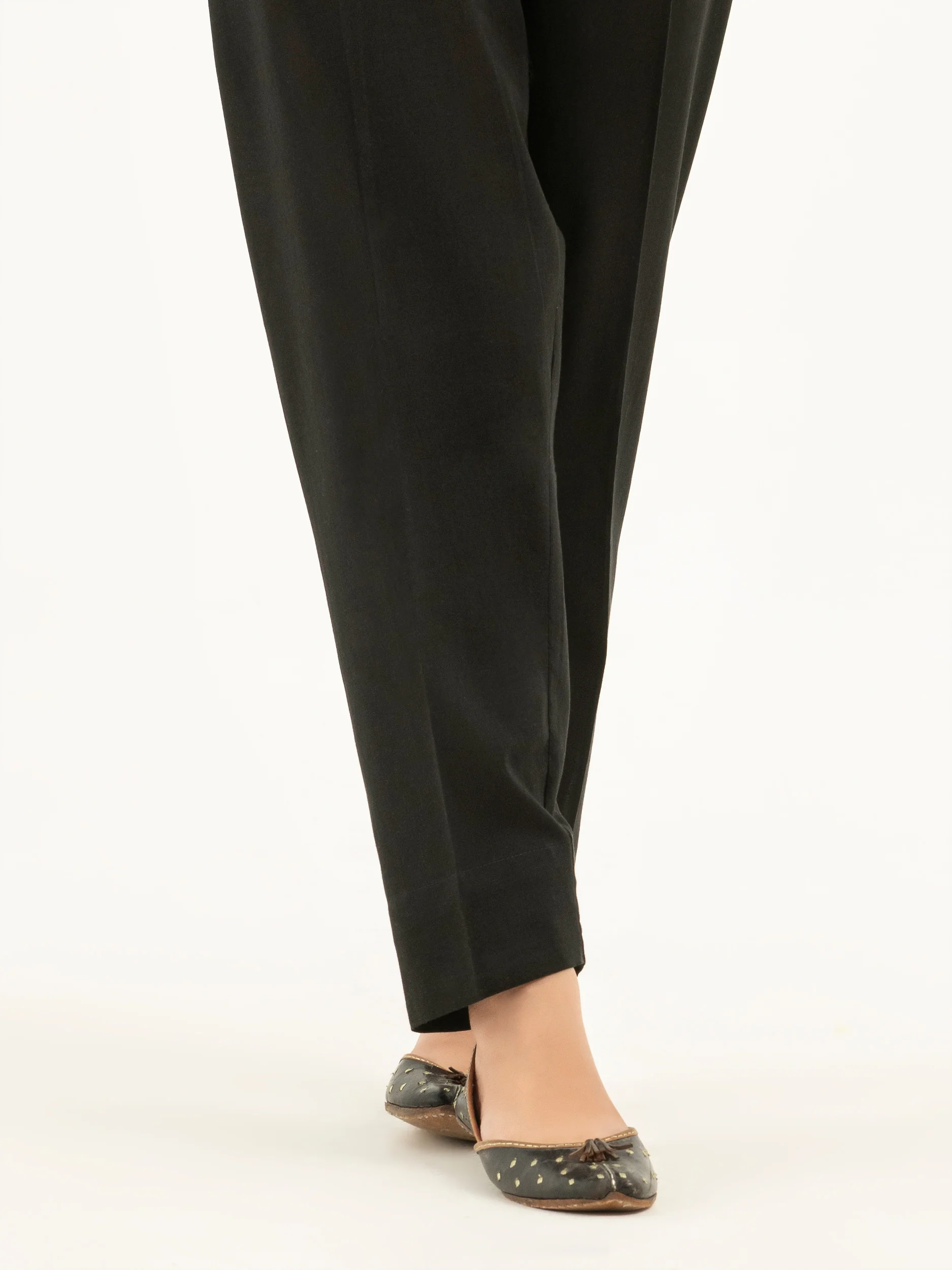 Dyed Khaddar Trousers - Image 2