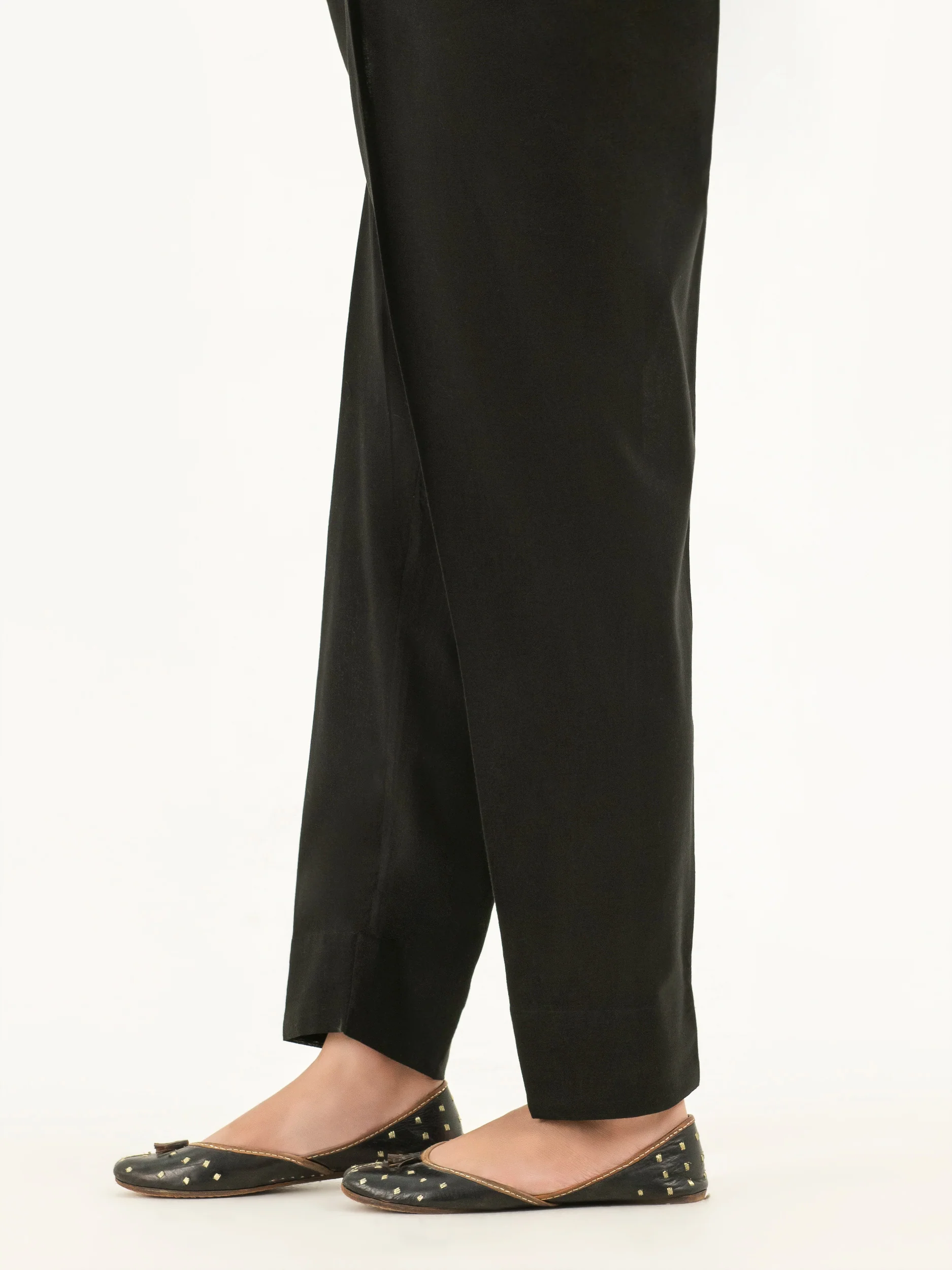 Dyed Khaddar Trousers - Image 4