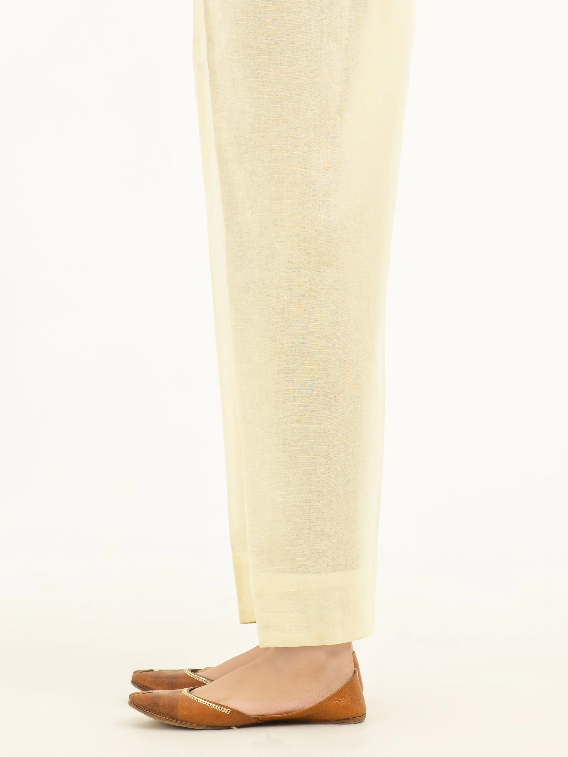 Dyed Khaddar Trousers(Pret) - Image 3