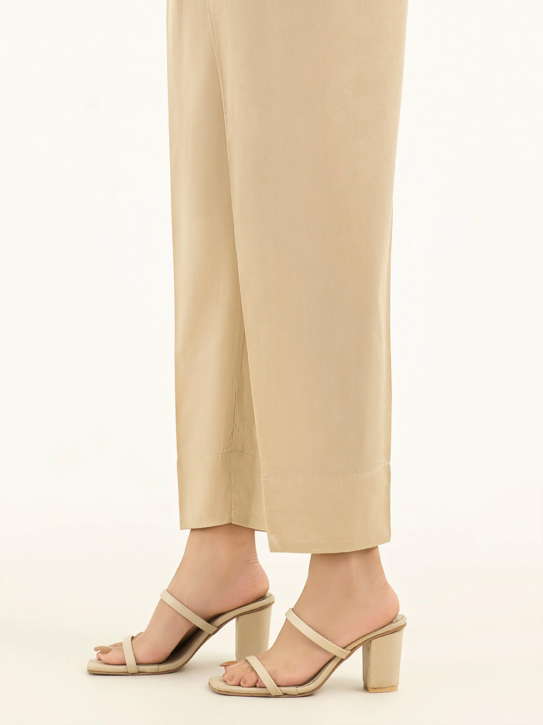 Dyed Satin Trousers - Image 3