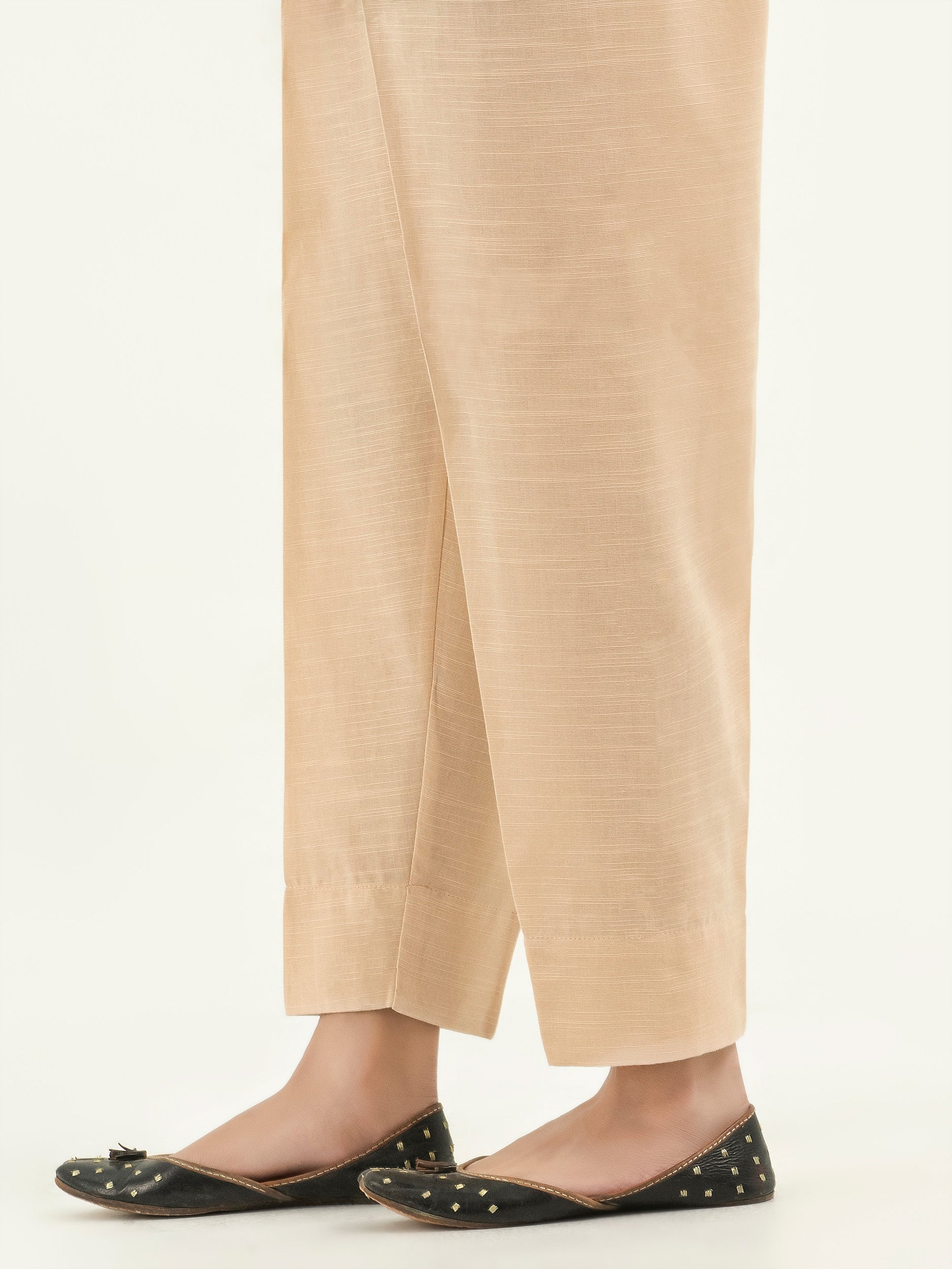 Dyed Khaddar Trousers(Pret) - Image 2