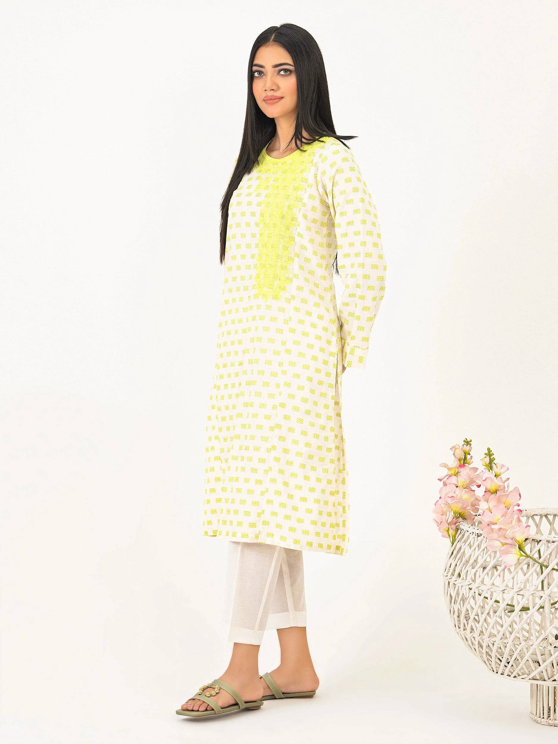 Jacquard Shirt-Embroidered (Pret) - Image 3